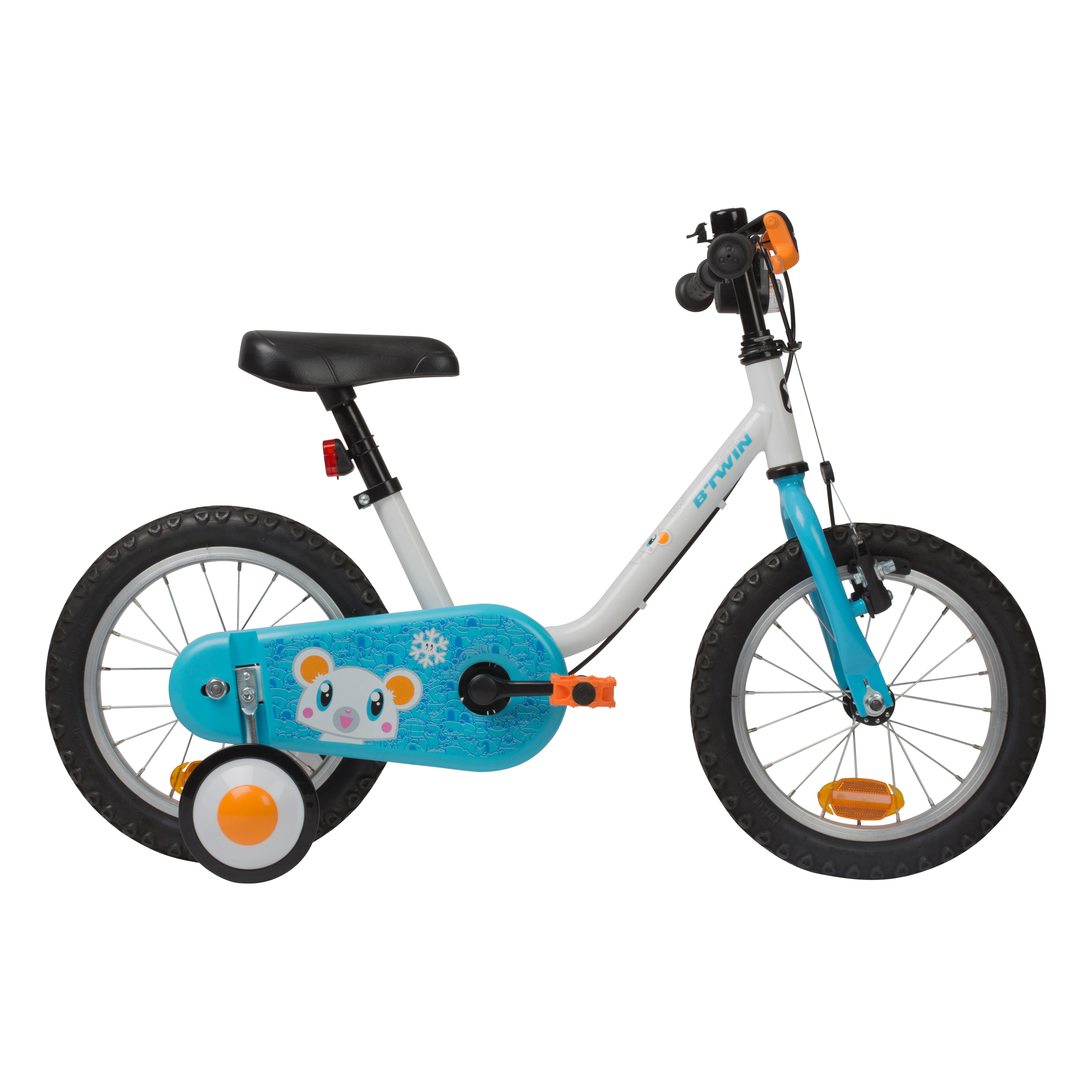 14-palcový bicykel pre deti od 3 do 5 rokov 100 arctic BIELA .