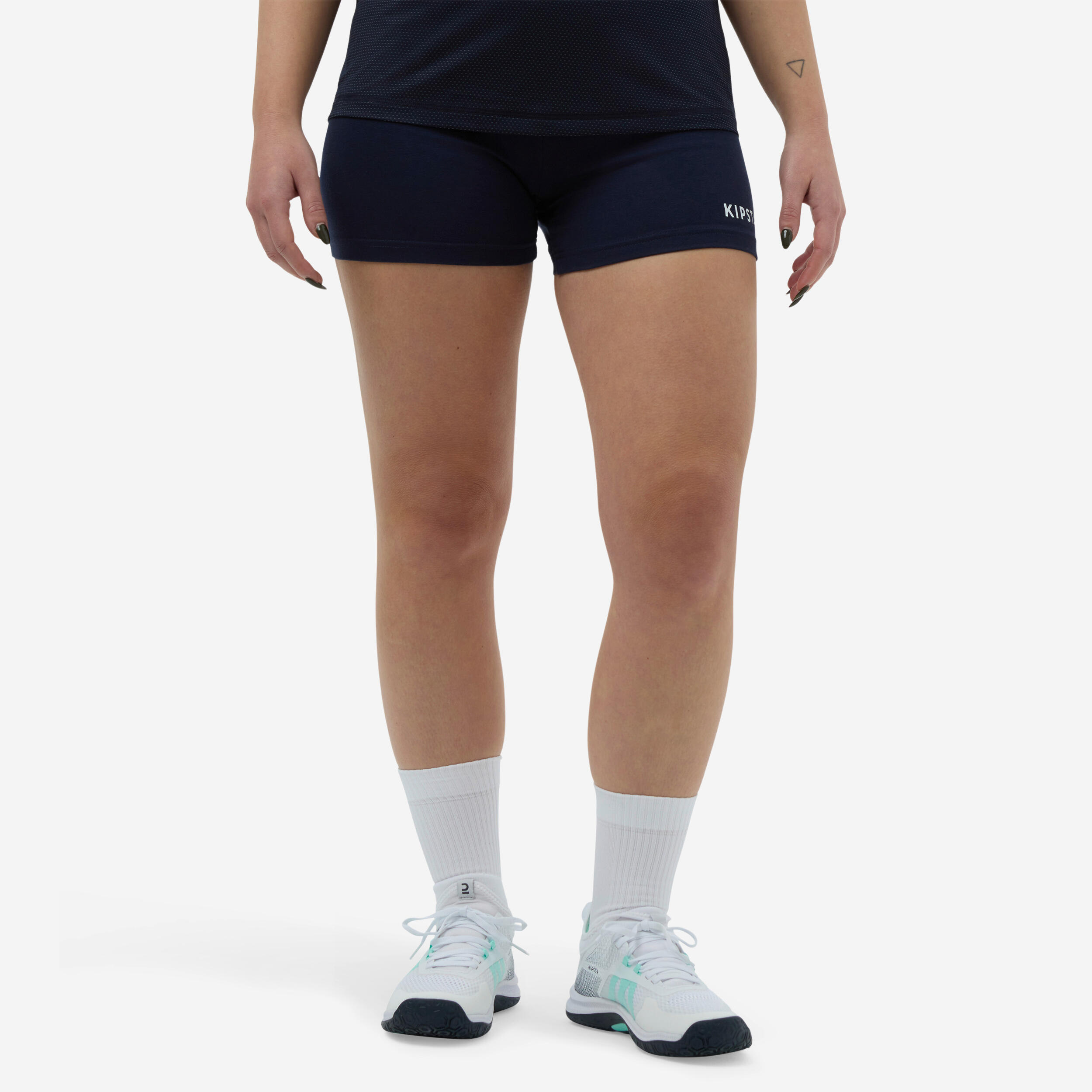 ALLSIX Dámske volejbalové šortky V100 NAVY modrá 200@S-ALLSIX