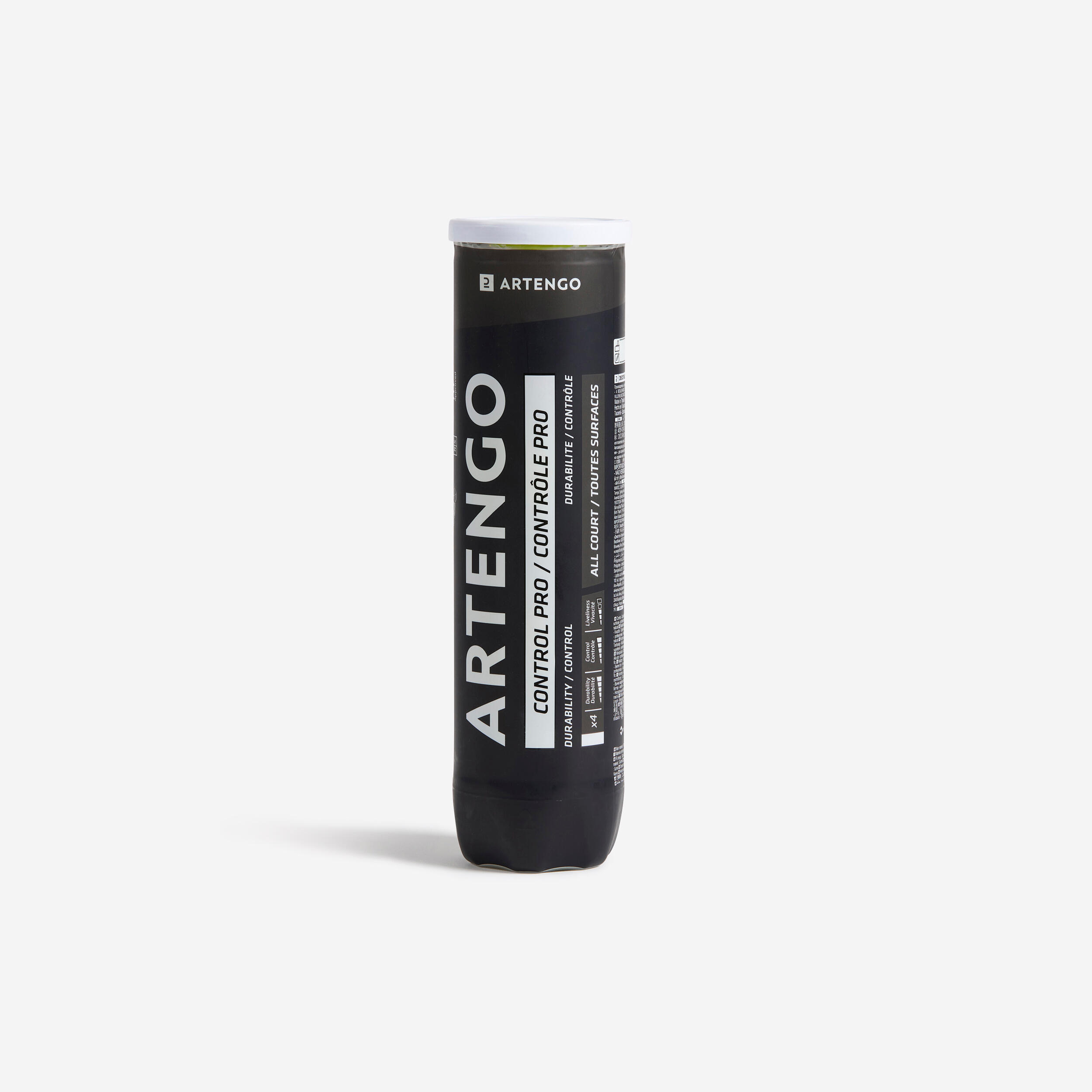ARTENGO Tenisové loptičky Control Pro *4 žlté žltá-ARTENGO