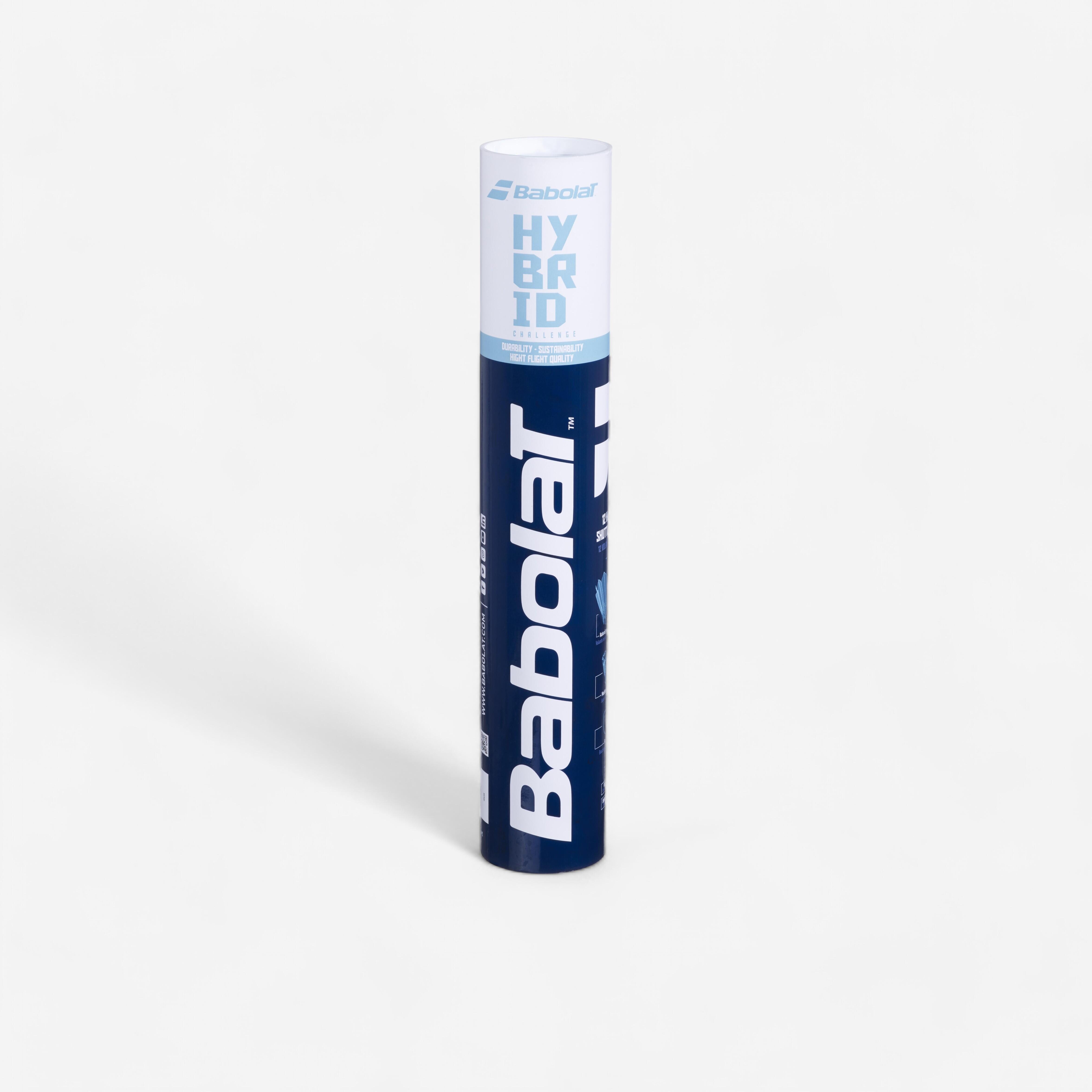 BABOLAT Košíky na bedminton Hydrid Challenge 77 12 ks biela-BABOLAT