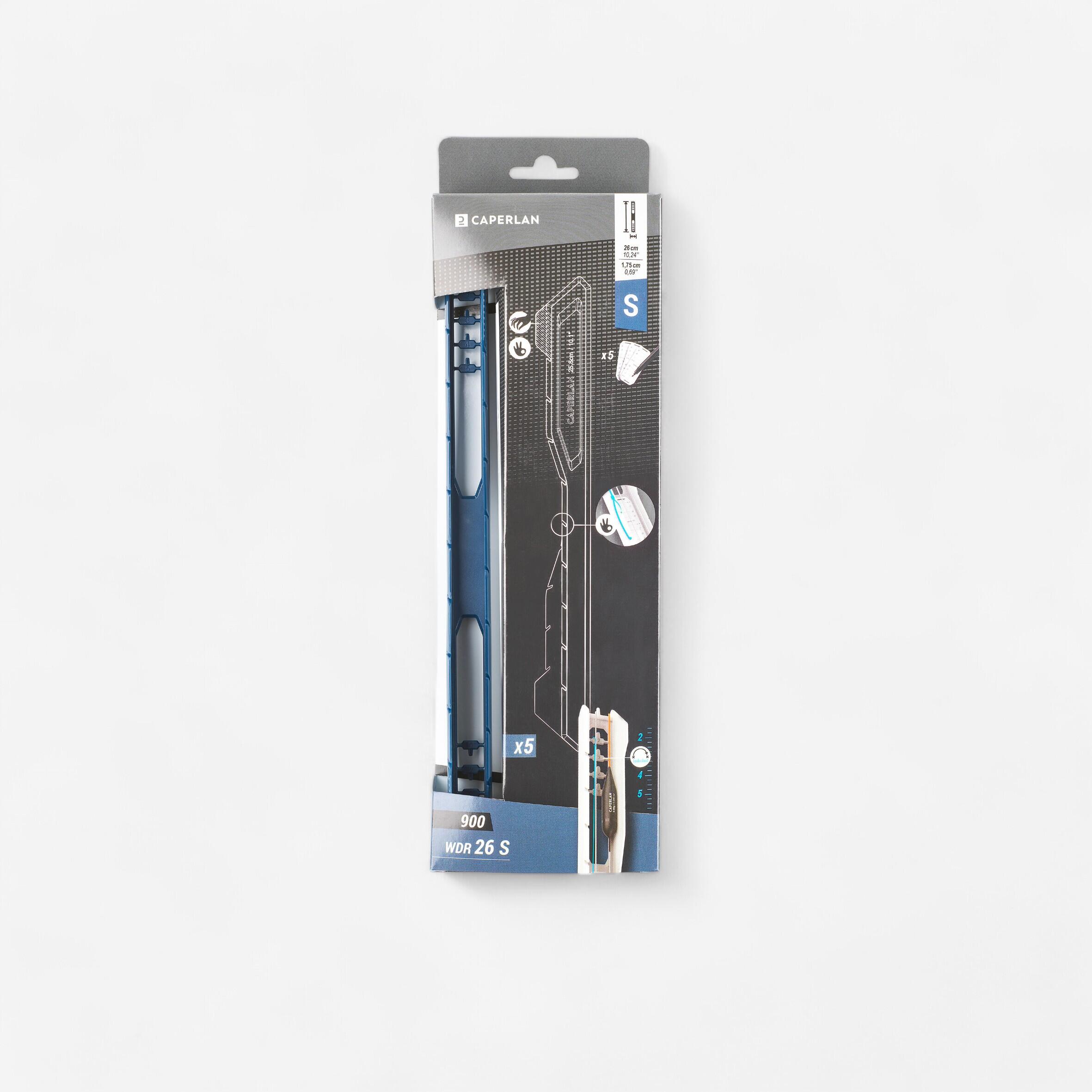 CAPERLAN Navíjačky WDR 900 S 26 cm/5 ks na lov na plávanú modrá-CAPERLAN