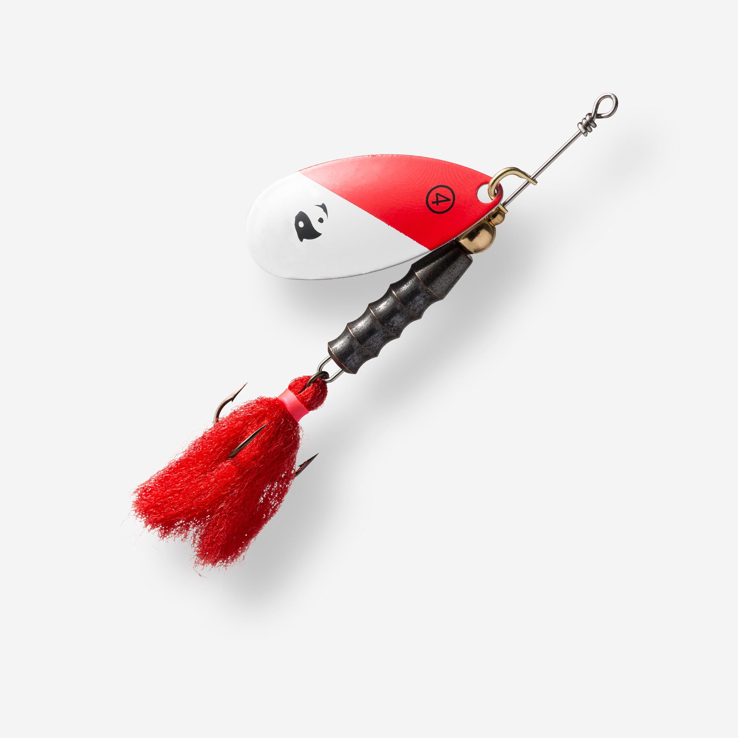 CAPERLAN Rotačný blyskáč na lov dravcov Weta č. 4 Red Head červená-CAPERLAN