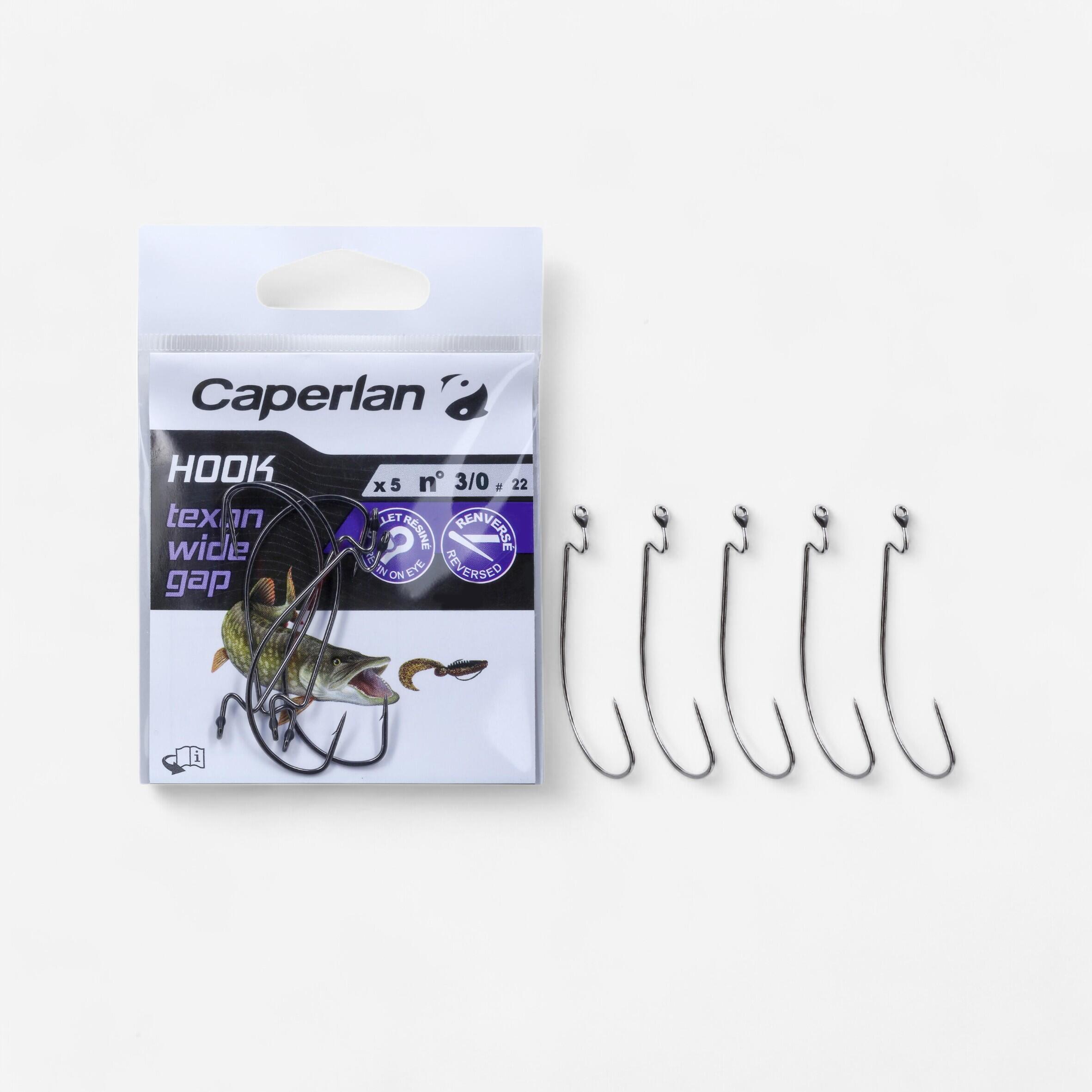 CAPERLAN Rybársky háčik na texas montáž Hook Texan Wide Gap 3/0 šedá 161@3_SLASH_0-CAPERLAN