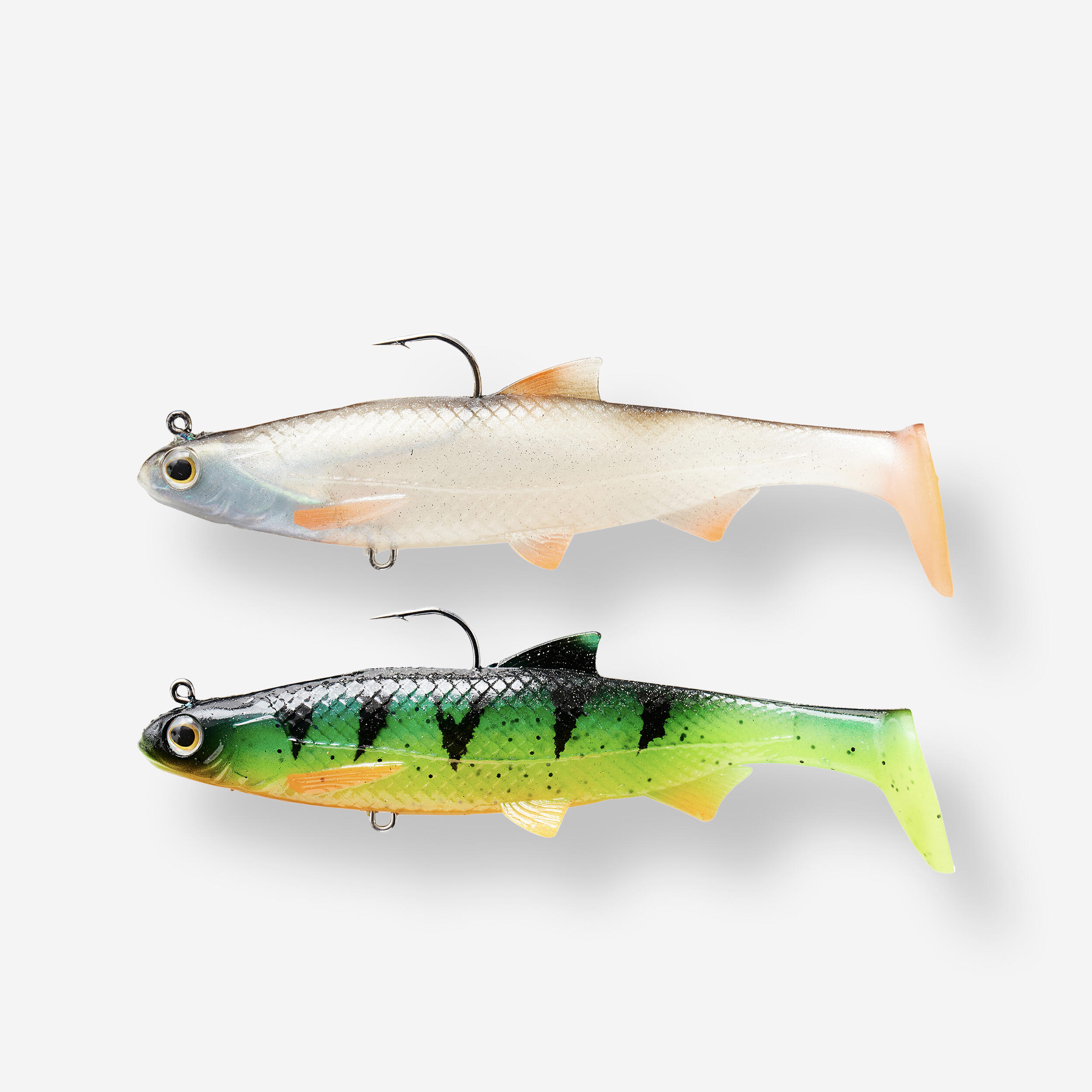 CAPERLAN Súprava mäkkých umelých nástrah shad Roach 60 RTC plotica/firetiger-CAPERLAN