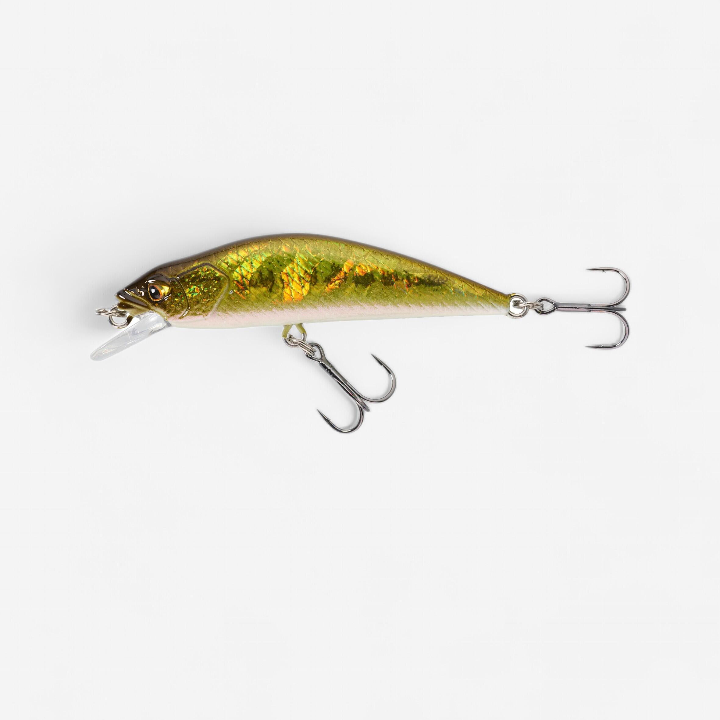 CAPERLAN Wobler Pstruh Minnow WXM  MNWFS 50 US Black Bass žltá-CAPERLAN