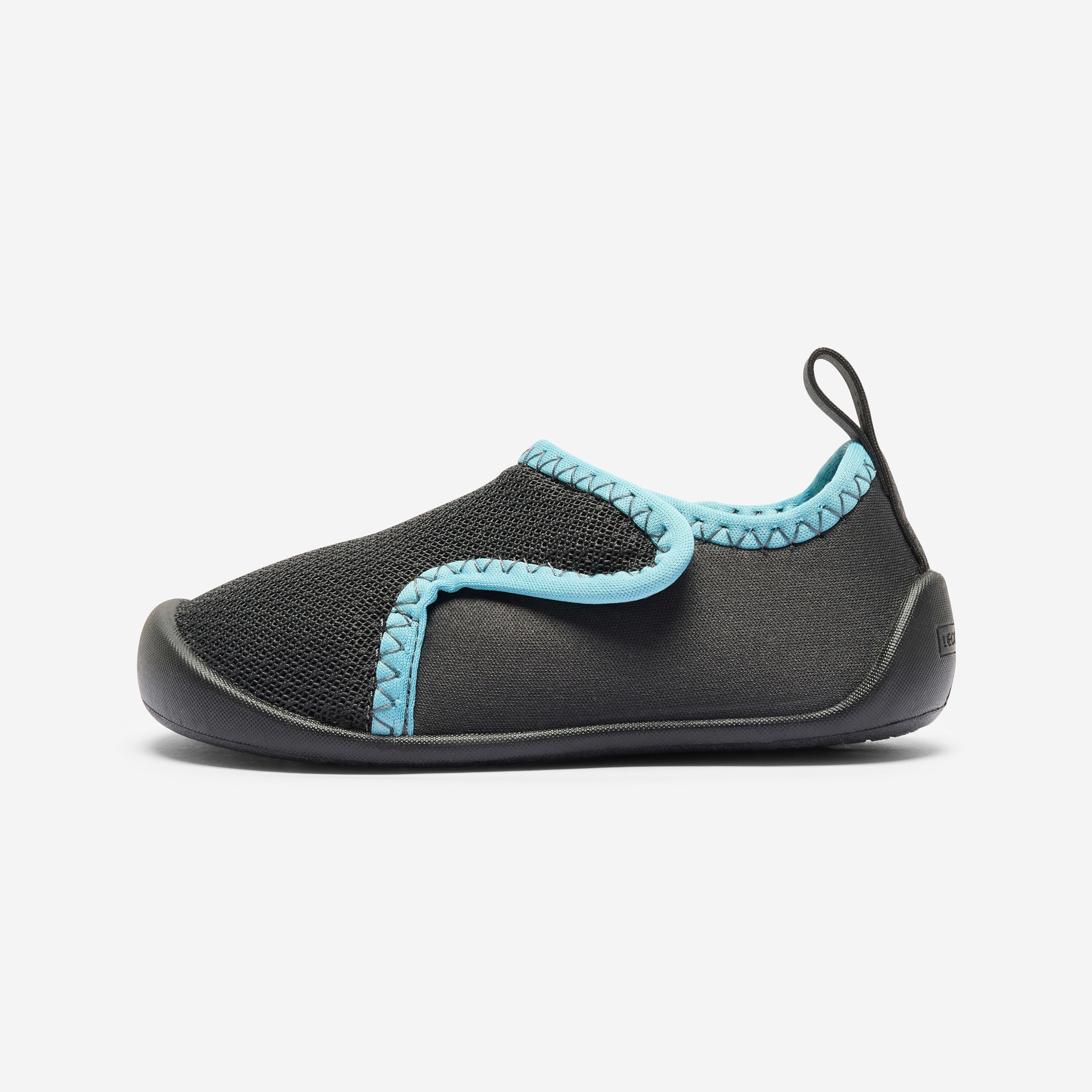 DECATHLON Detská obuv na cvičenie tmavosivá šedá 274@22-DECATHLON