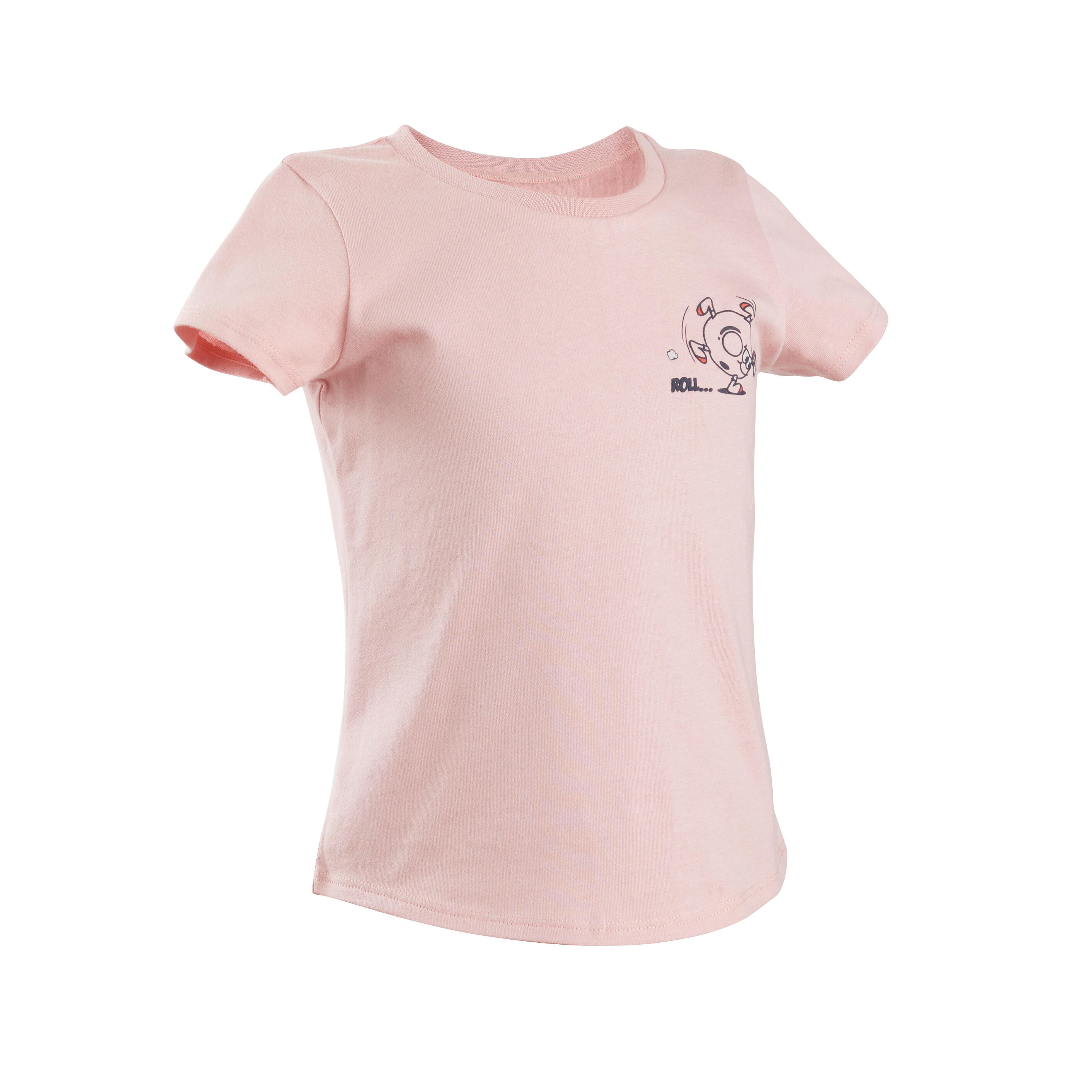 DOMYOS DIEVČENSKÉ TRIČKO NA CVIČENIE ružové 280@2-3 r 89-95 cm-DOMYOS