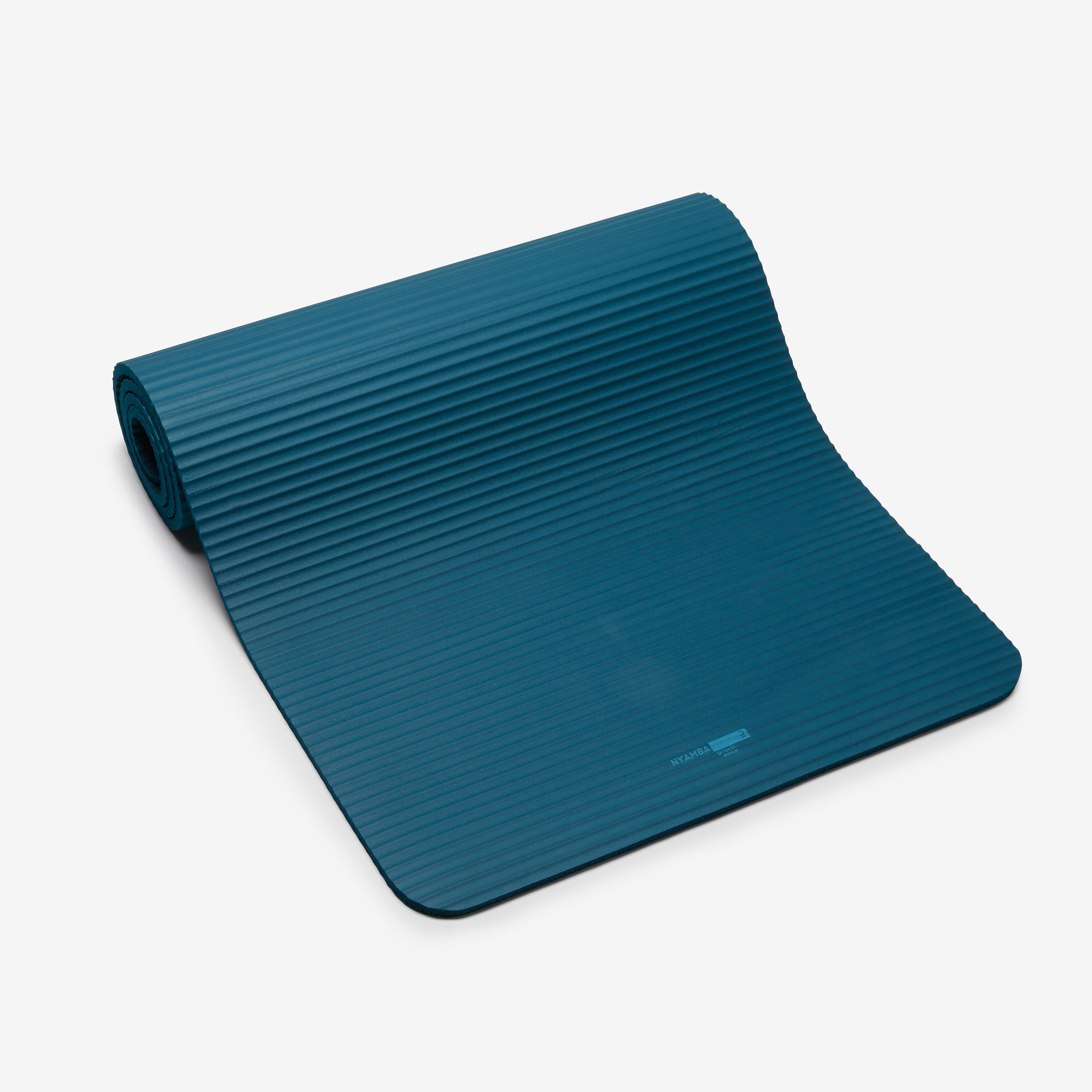 DOMYOS Podložka na pilates Confort 100 modrá 160 cm × 55 cm × 10 mm modrá-DOMYOS