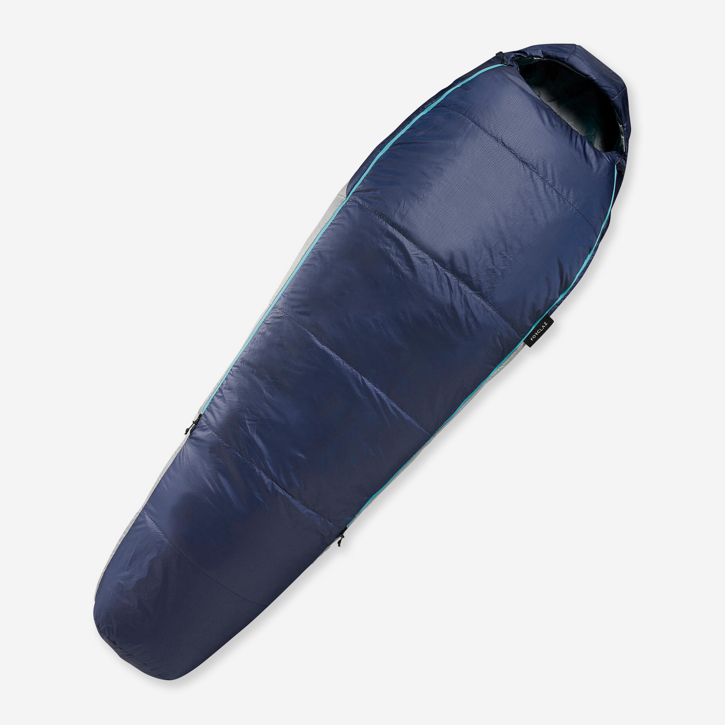 FORCLAZ Trekingový spací vak MT500 od 15 °C polyester šedá 200@S-FORCLAZ