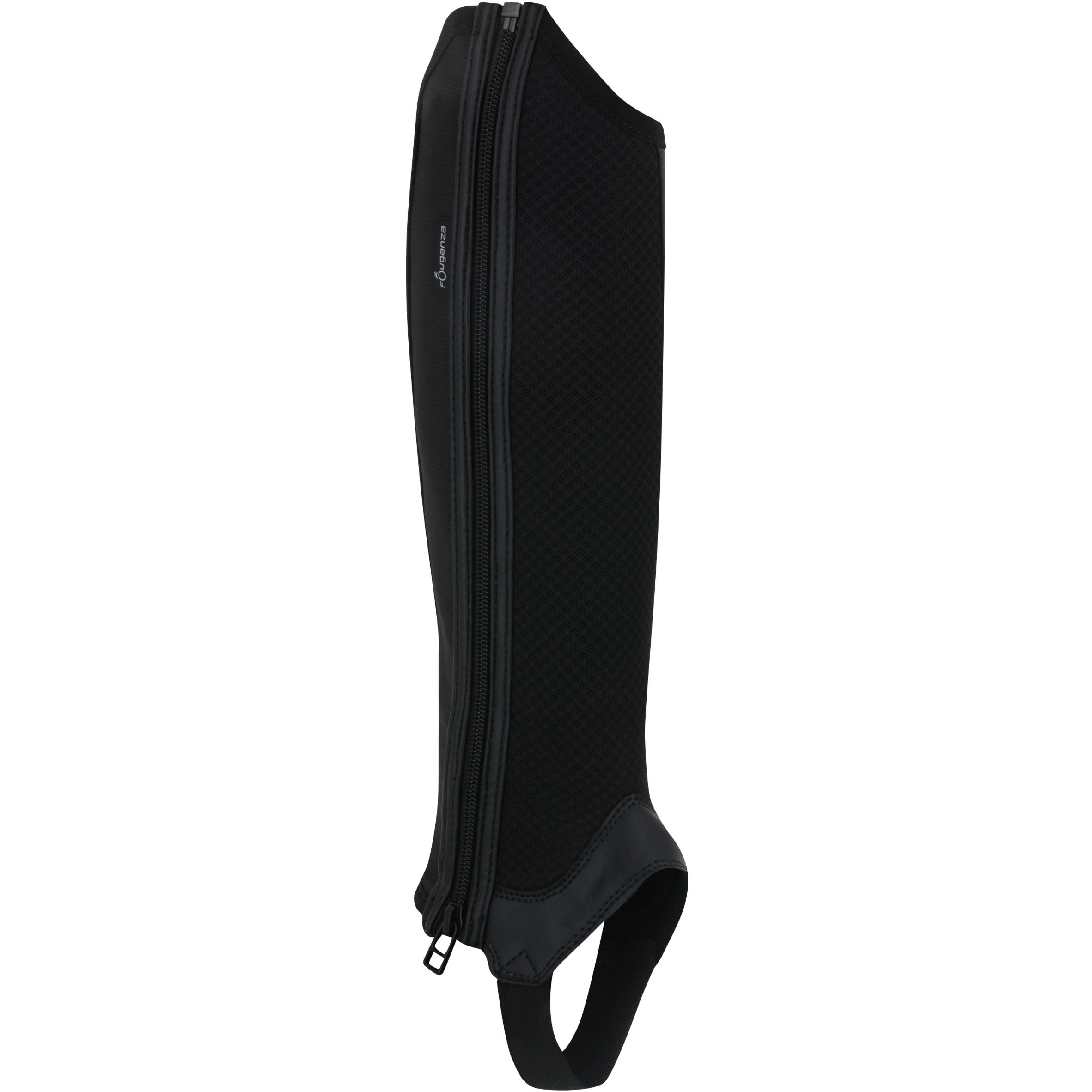 FOUGANZA Detské jazdecké minichapsy Mesh 100 čierne 814@12 r 35 cm-FOUGANZA