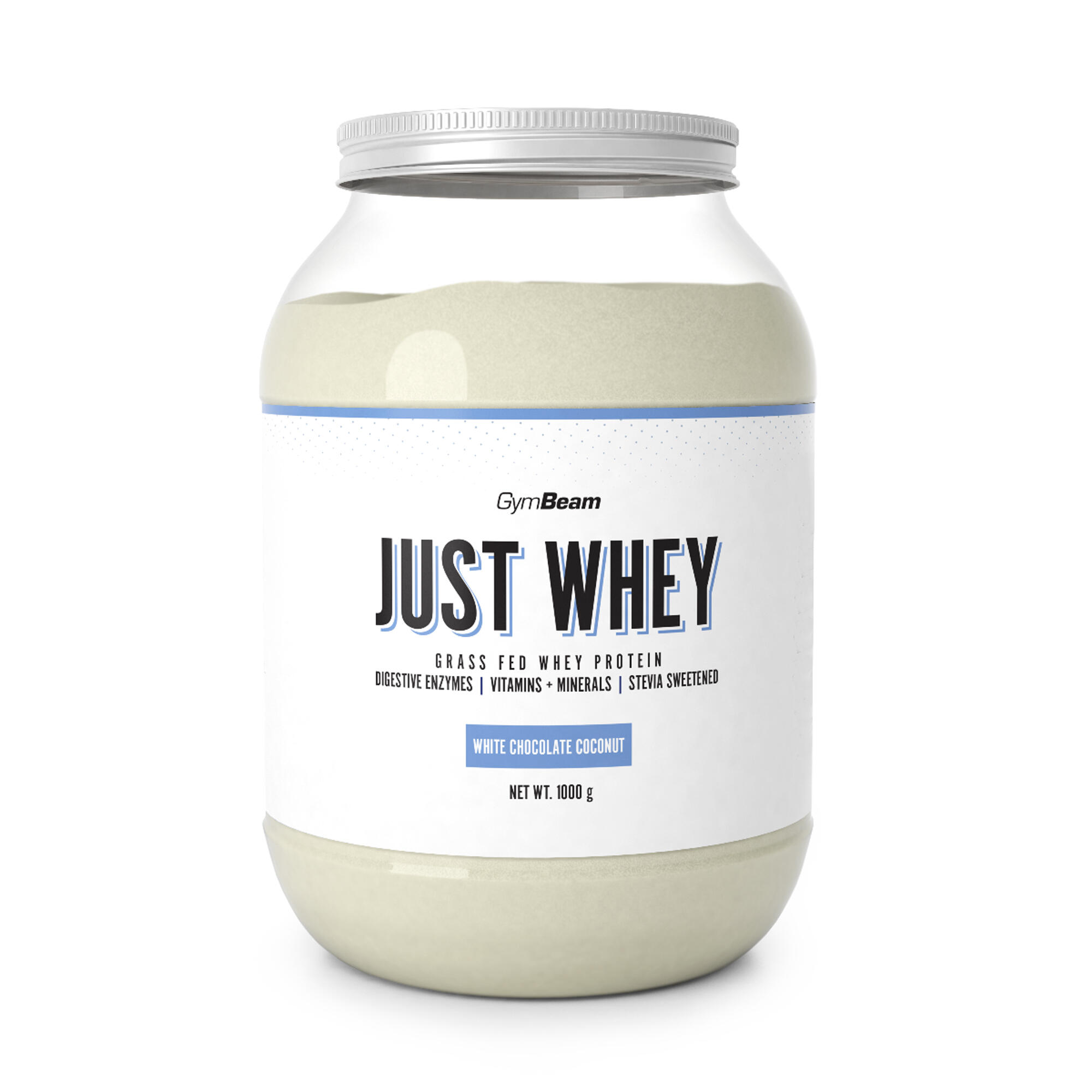 GYMBEAM Proteín Just Whey 1000g biela čokoláda a kokos-GYMBEAM