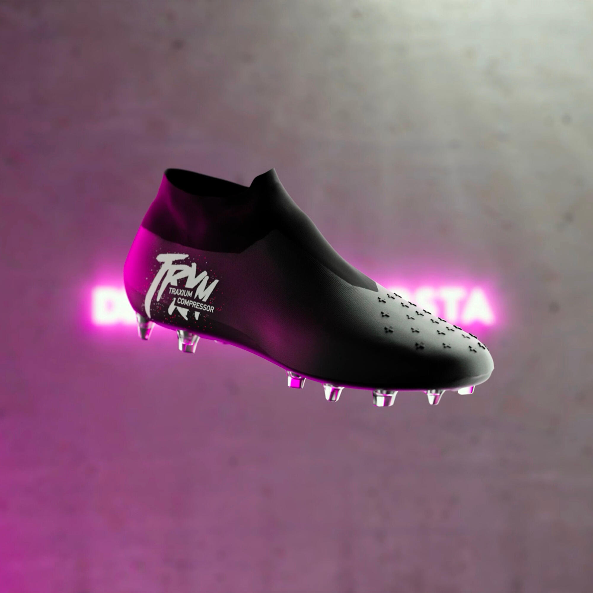 KIPSTA Futbalové kopačky TRAXIUM COMPRESSOR FG čierna 272@42-KIPSTA