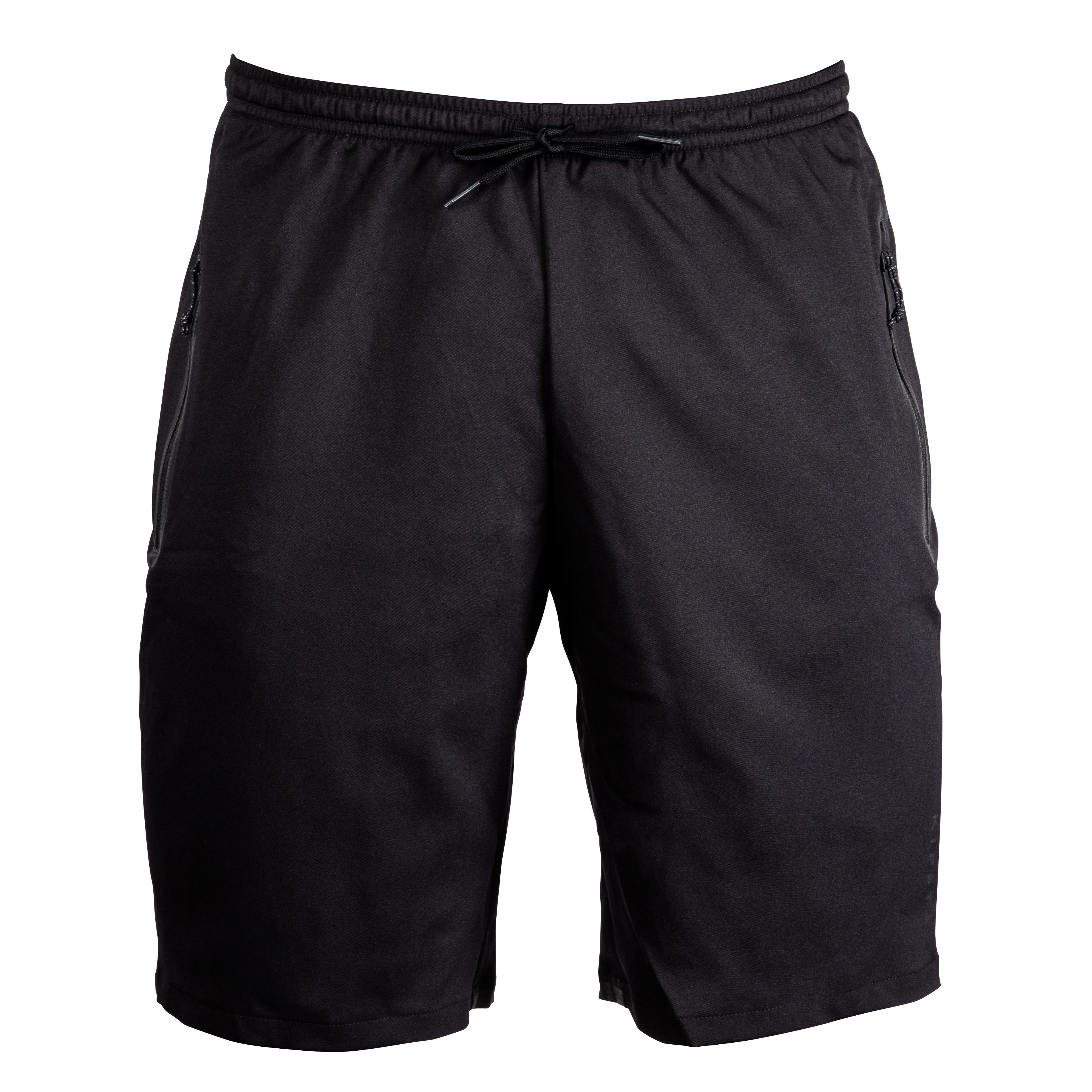 KIPSTA Futbalové šortky s vreckami na zips VIRALTO ZIP čierne 340@L-KIPSTA