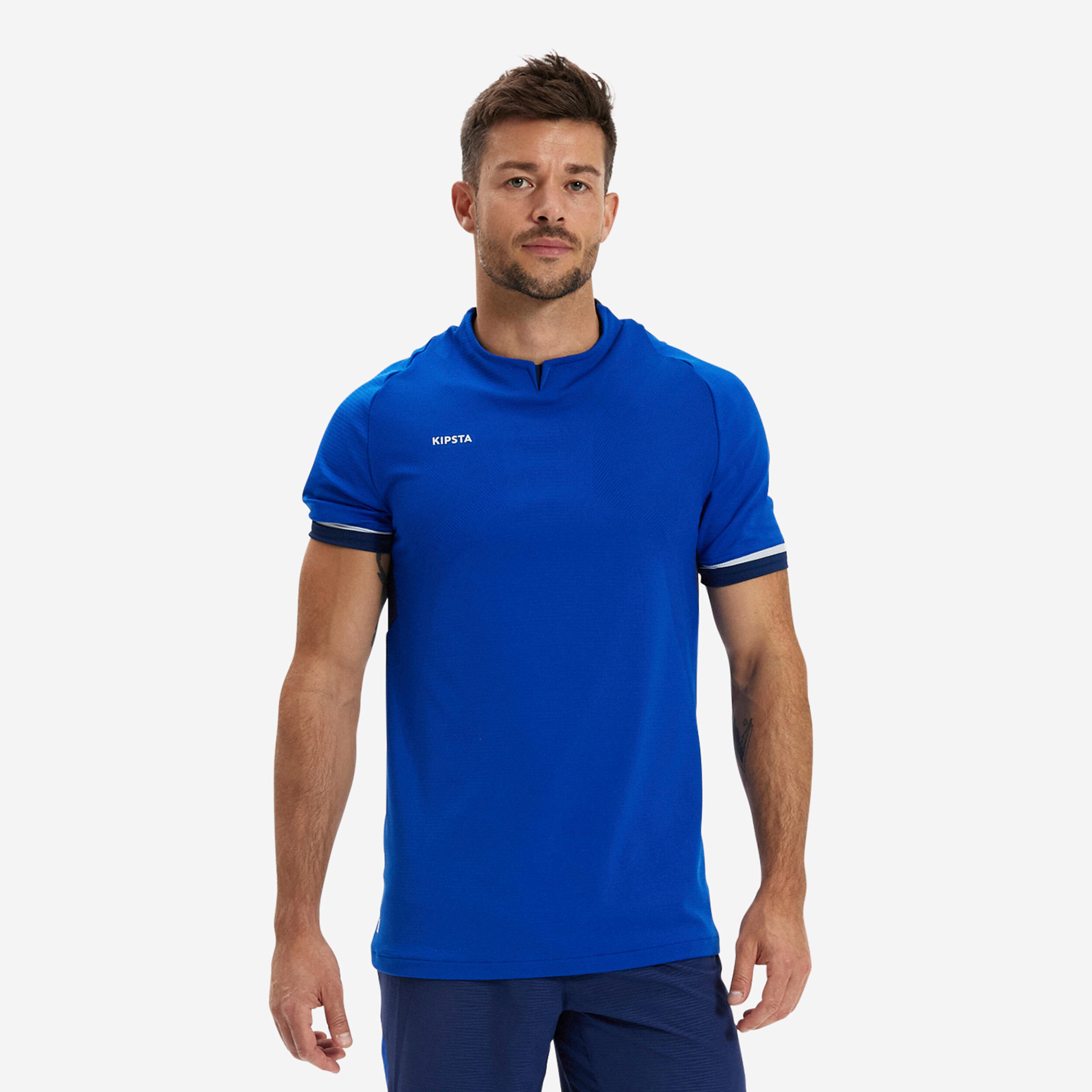 KIPSTA Futbalový dres s krátkym rukávom CLR modrý 200@M-KIPSTA