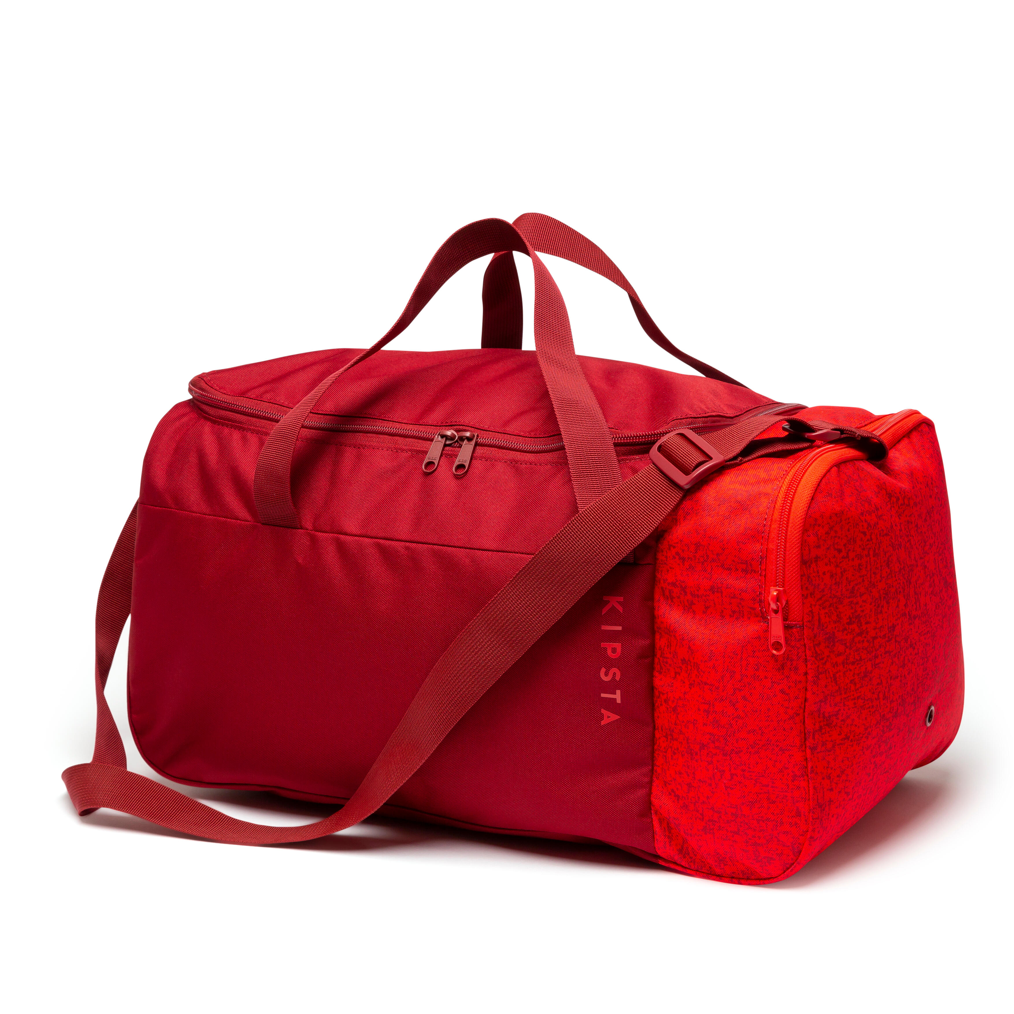 KIPSTA Športová taška Essential 35 l bordová červená 132@35 l-KIPSTA