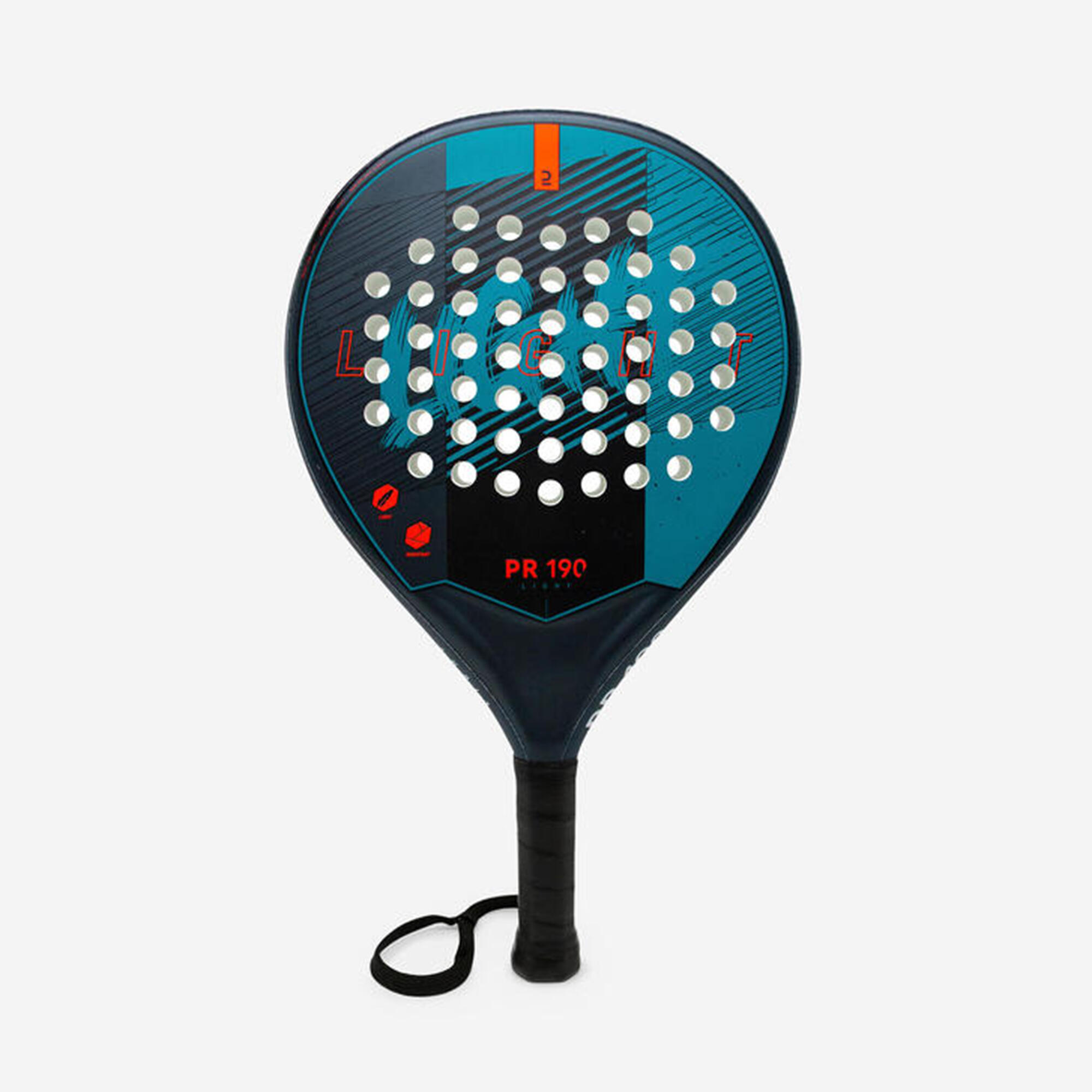 KUIKMA Detská padelová raketa PR 190 Light čierno-modrá-KUIKMA