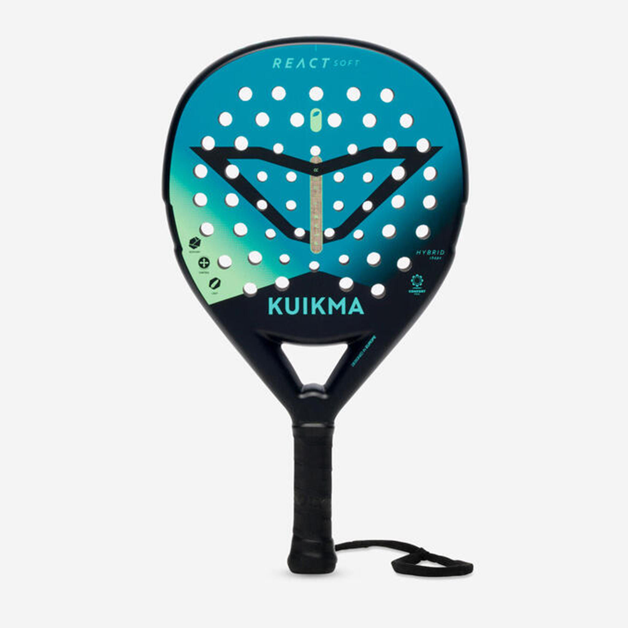 KUIKMA Padelová raketa PR React Soft zelená-KUIKMA