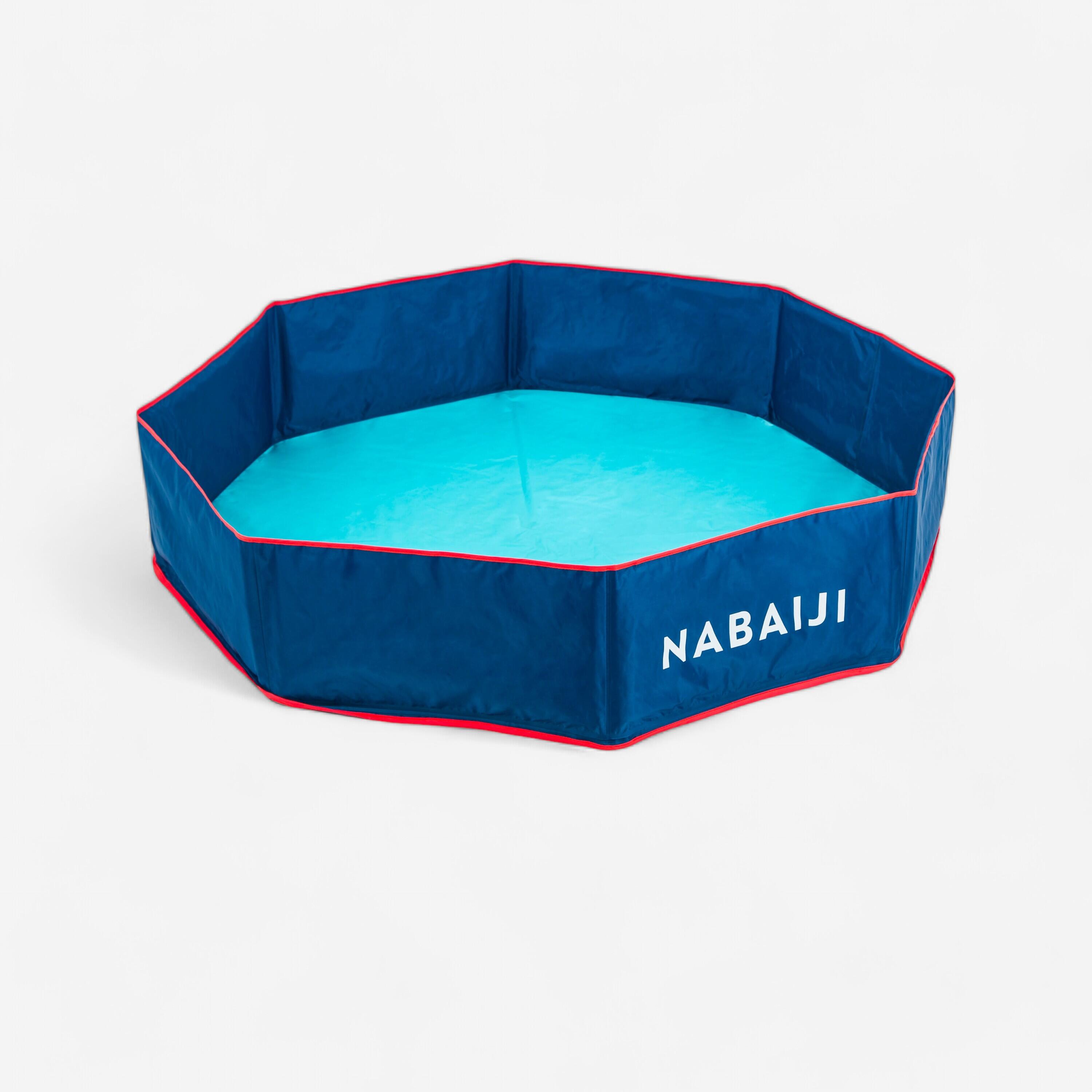 NABAIJI Bazénik Tidipool s priemerom 120 cm a vodoodolným obalom modrý-NABAIJI
