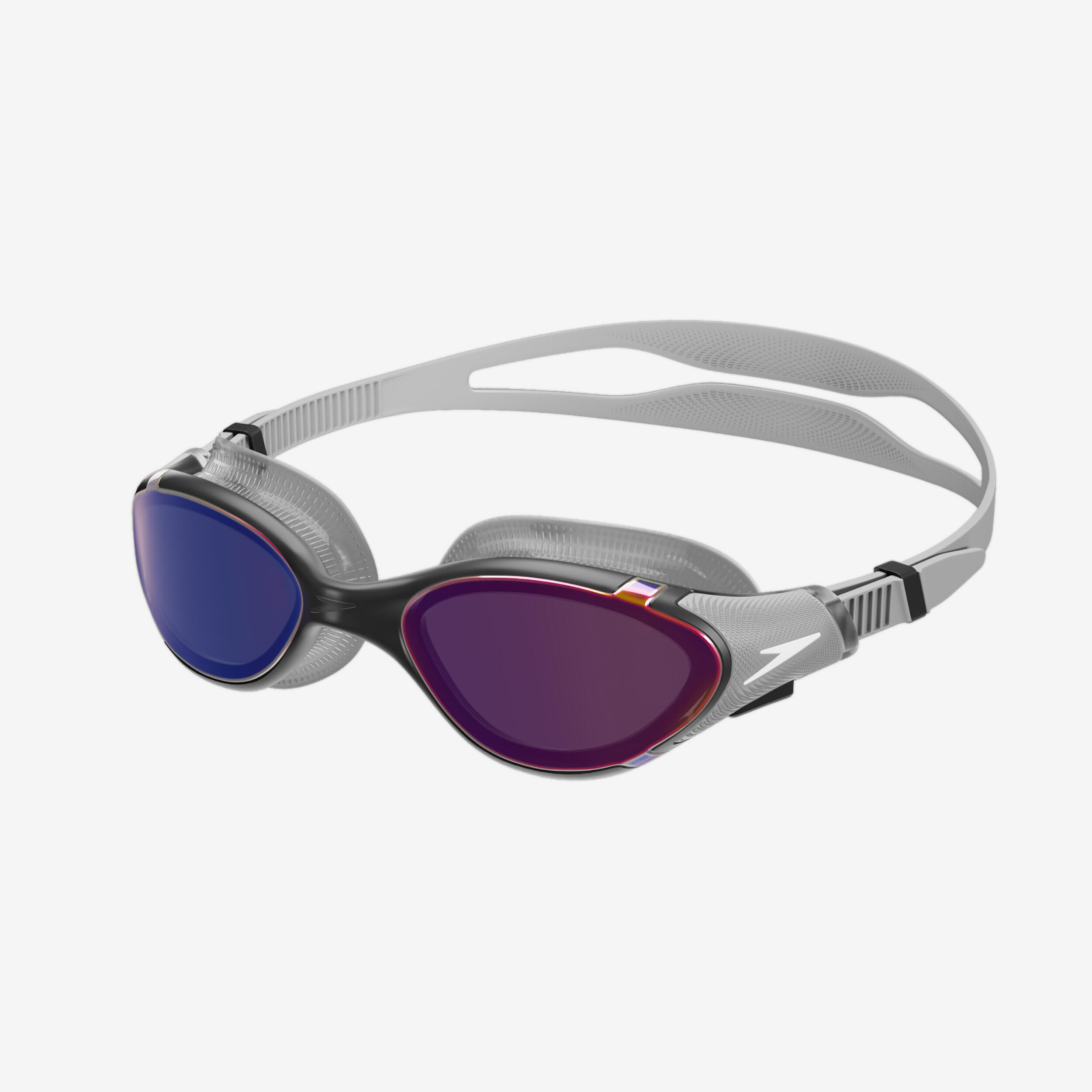 Plavecké okuliare SPEEDO BIOFUSE 2.0 zrkadlové sklíčka sivé čierna-SPEEDO