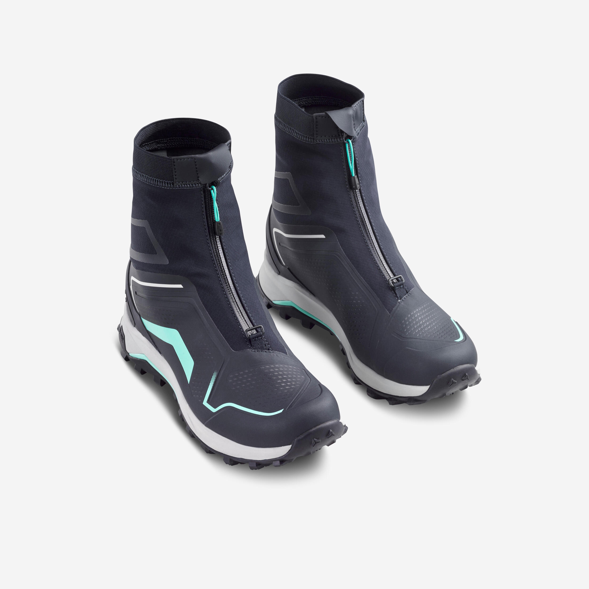 QUECHUA Dámska hrejivá a nepremokavá obuv SH900 Pro Mountain modrá 273@38-QUECHUA
