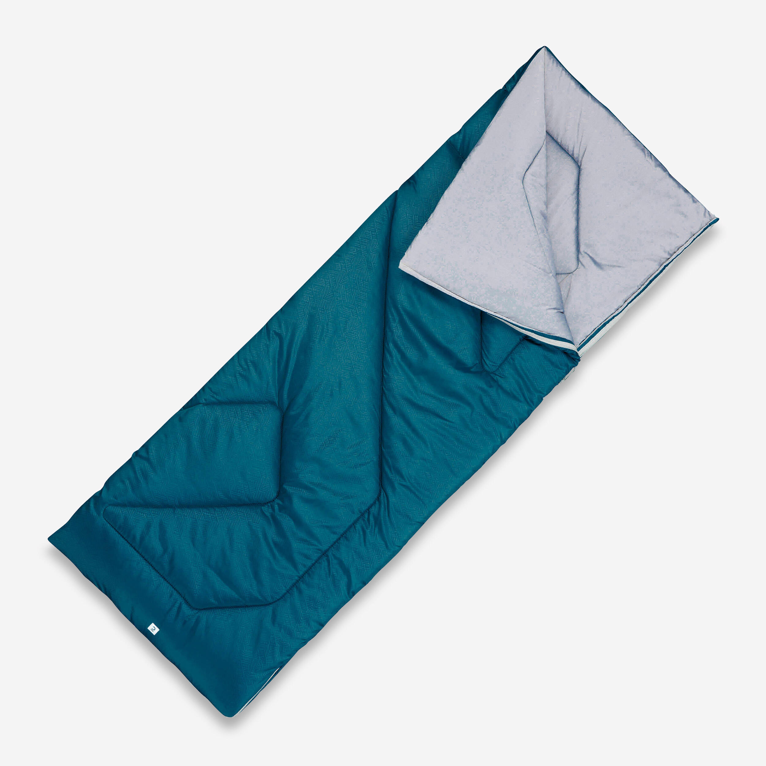 QUECHUA Kempingový spací vak 10 °C modrý-QUECHUA
