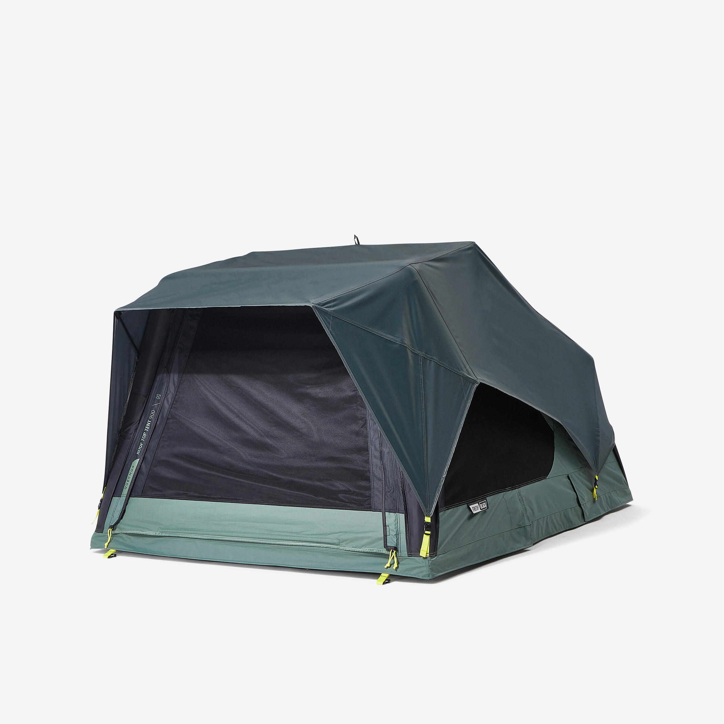QUECHUA Nafukovací strešný stan MH900 Fresh & Black pre 2 osoby-QUECHUA