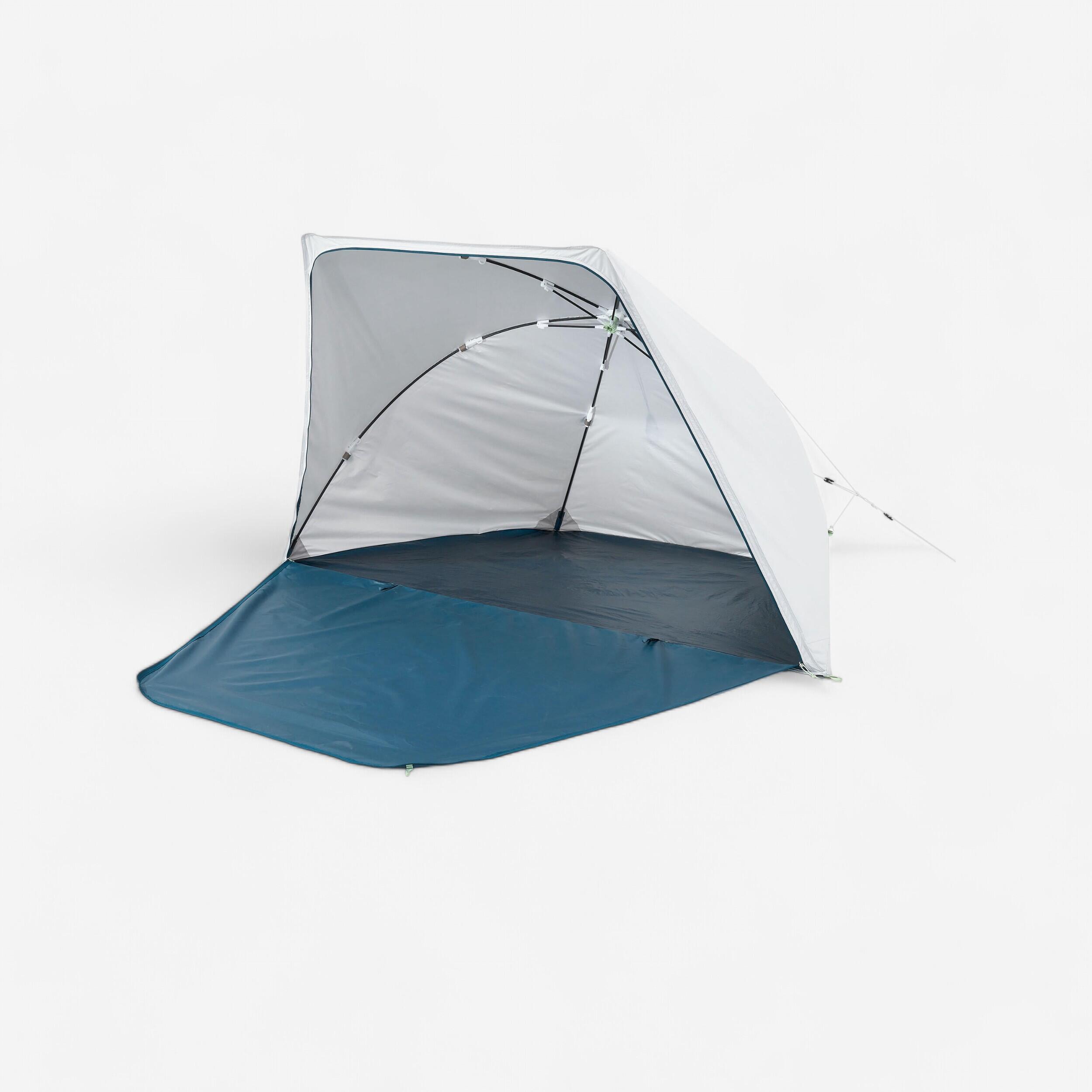 QUECHUA Okamžitý kempingový prístrešok 2 Seconds Easy XL Fresh pre 2 osoby modrá-QUECHUA