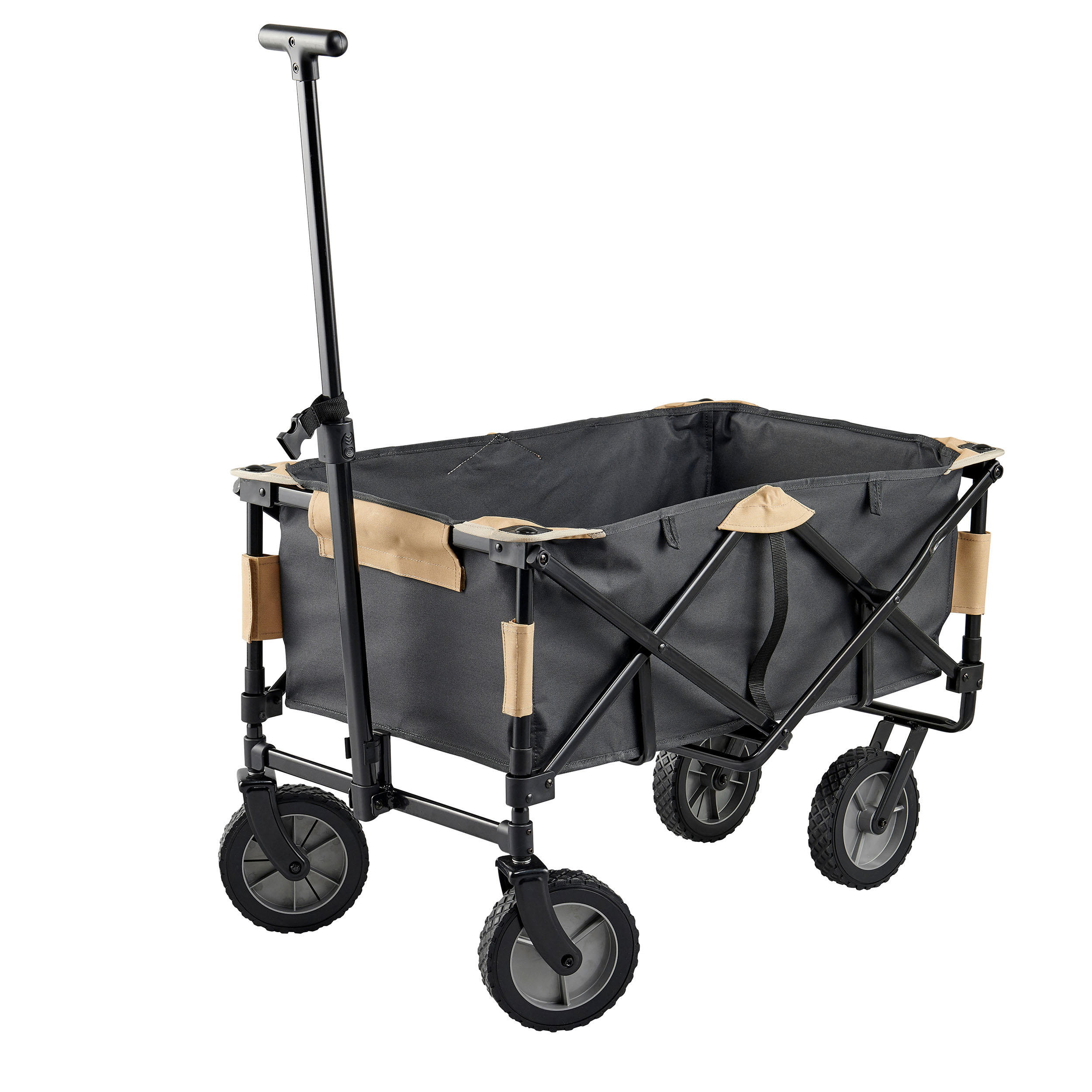 QUECHUA Skladací vozík Trolley na prepravu kempingovej výbavy šedá-QUECHUA