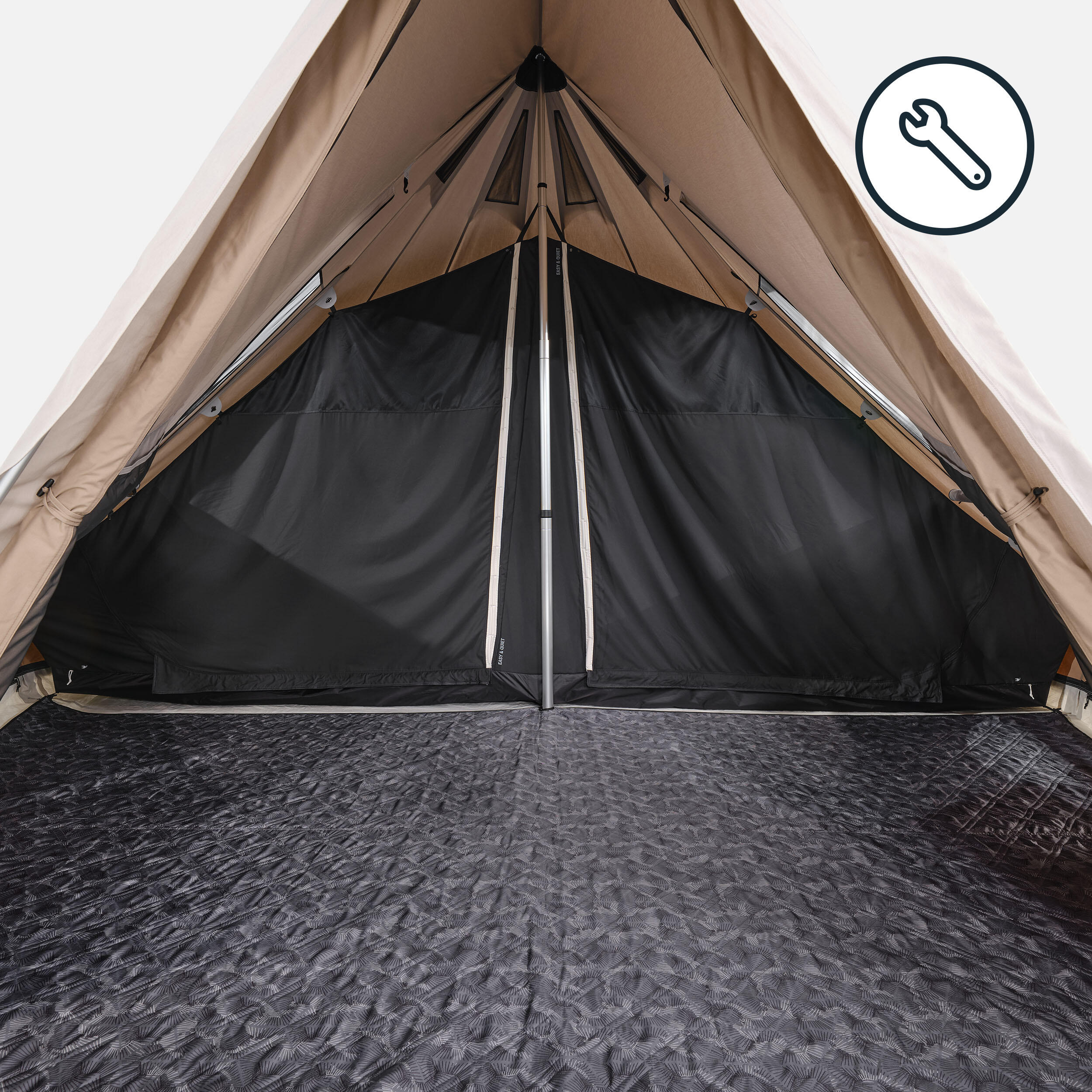 QUECHUA Spálňa – náhradný diel stanu Tipi 5.2 Polycoton-QUECHUA