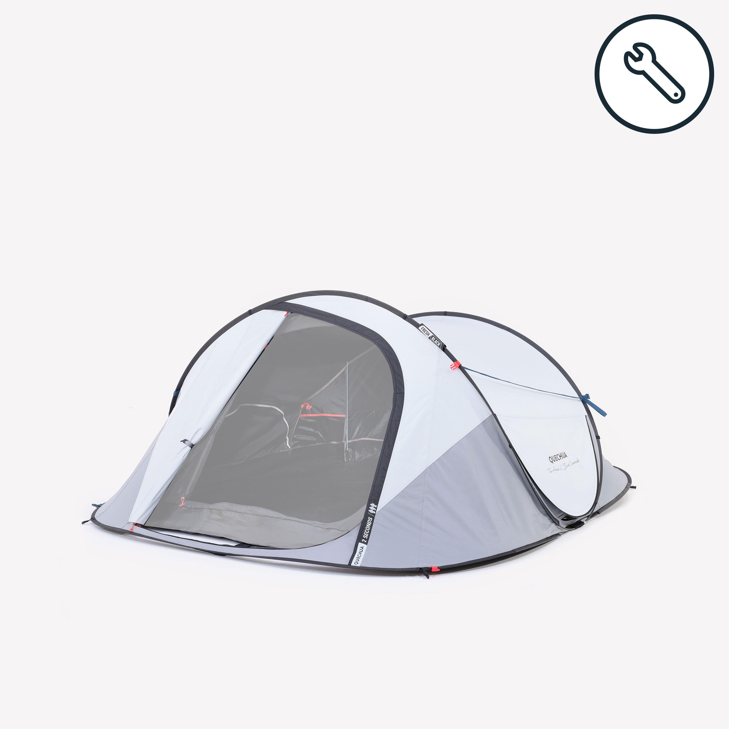 QUECHUA Vonkajší plášť - náhradný diel stanu 2 Seconds Fresh&Black pre 3 osoby-QUECHUA