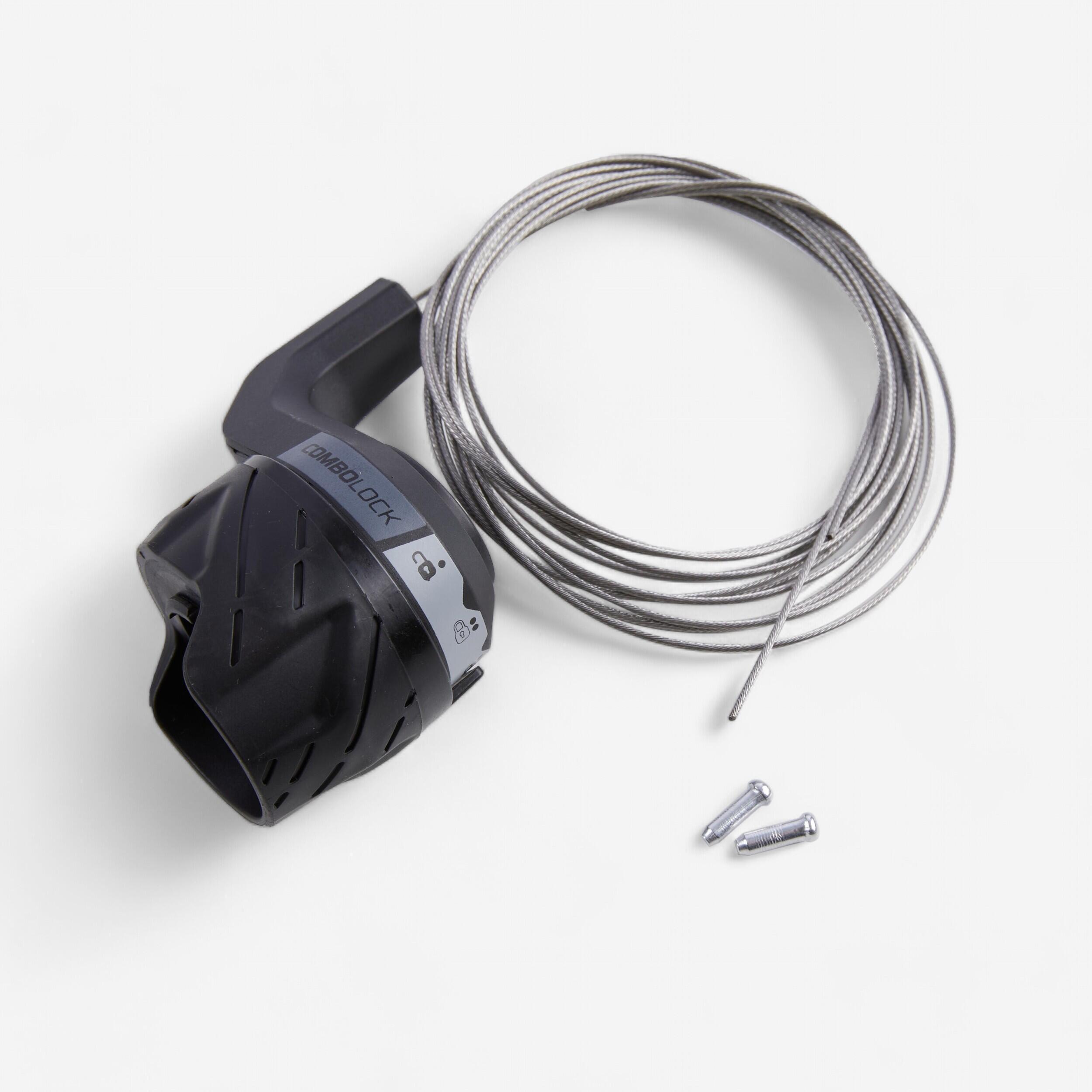 ROCKRIDER Combolock 3 polohy 2 lanká ťah 18 mm V2-ROCKRIDER