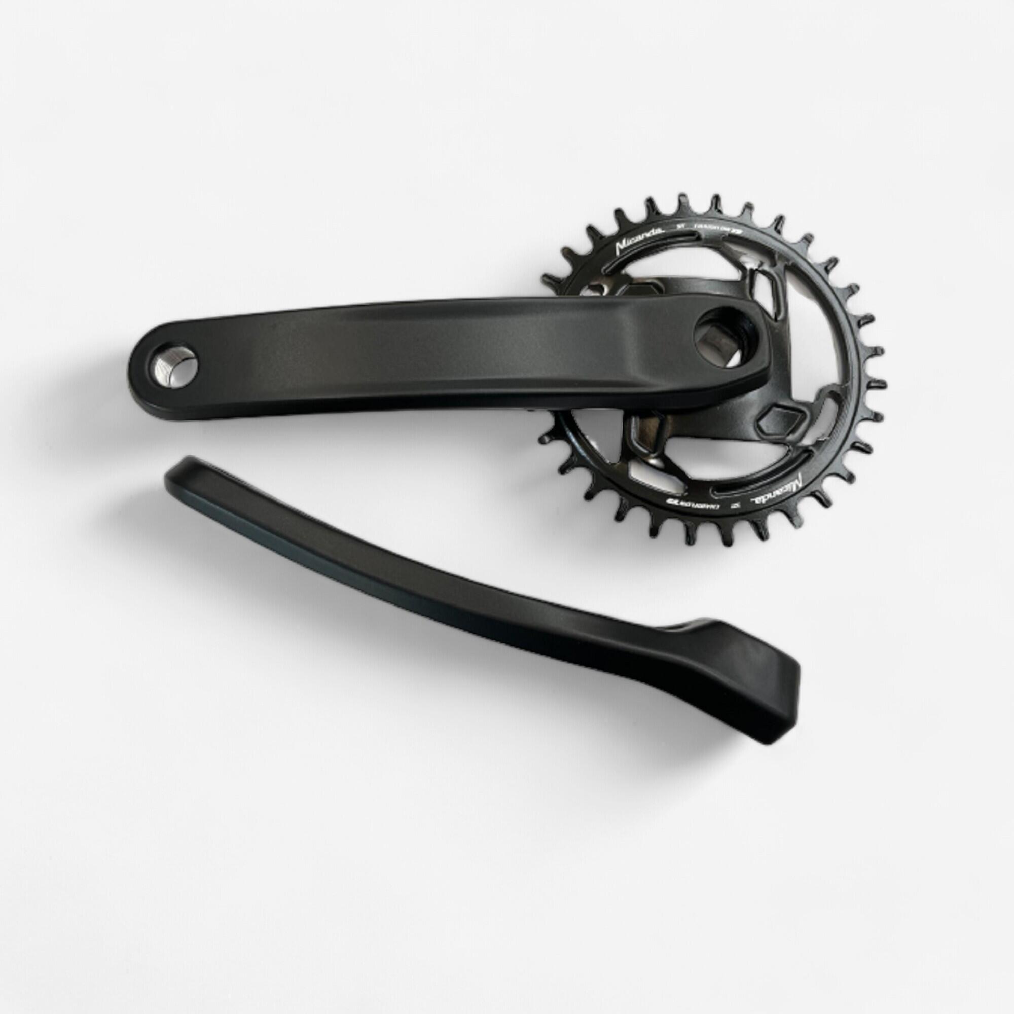 ROCKRIDER Stredové zloženie na MTB jednoprevodník 9 rýchlostí 32 zubov 175 mm hranatá os-ROCKRIDER