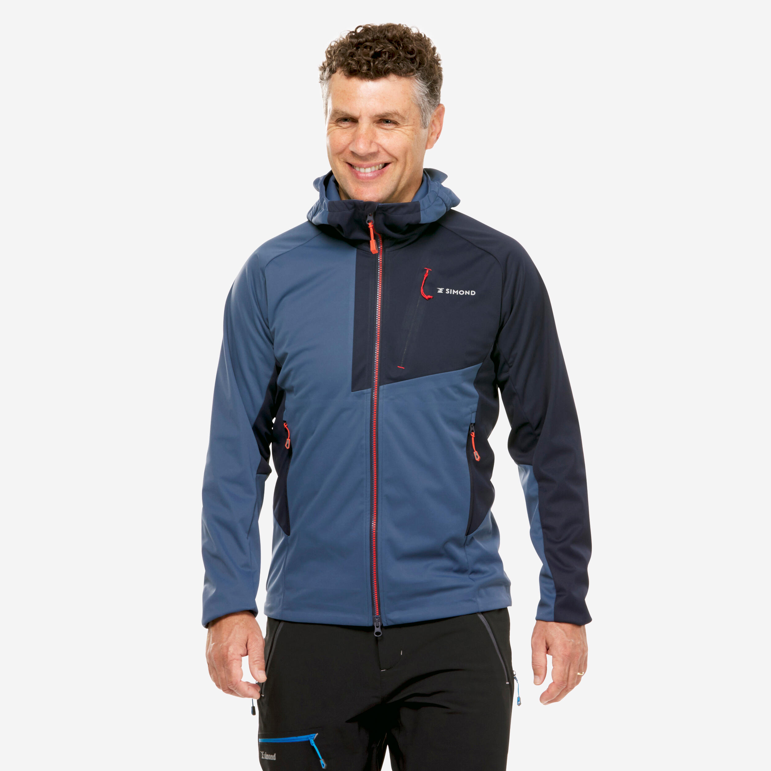 SIMOND Pánska softshellová bunda Alpinism Light modrá 200@M-SIMOND