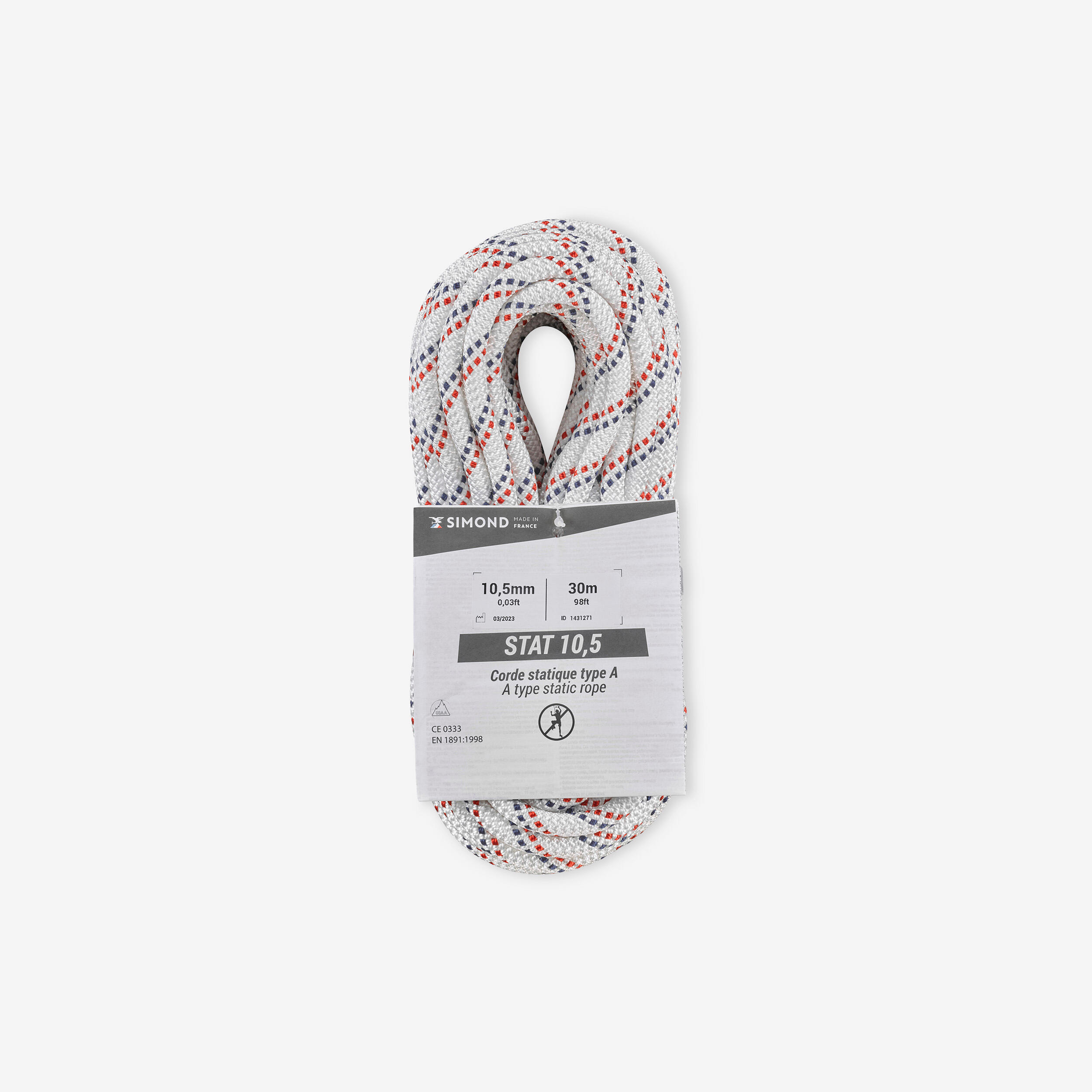 SIMOND Polostatické lano Stat 10