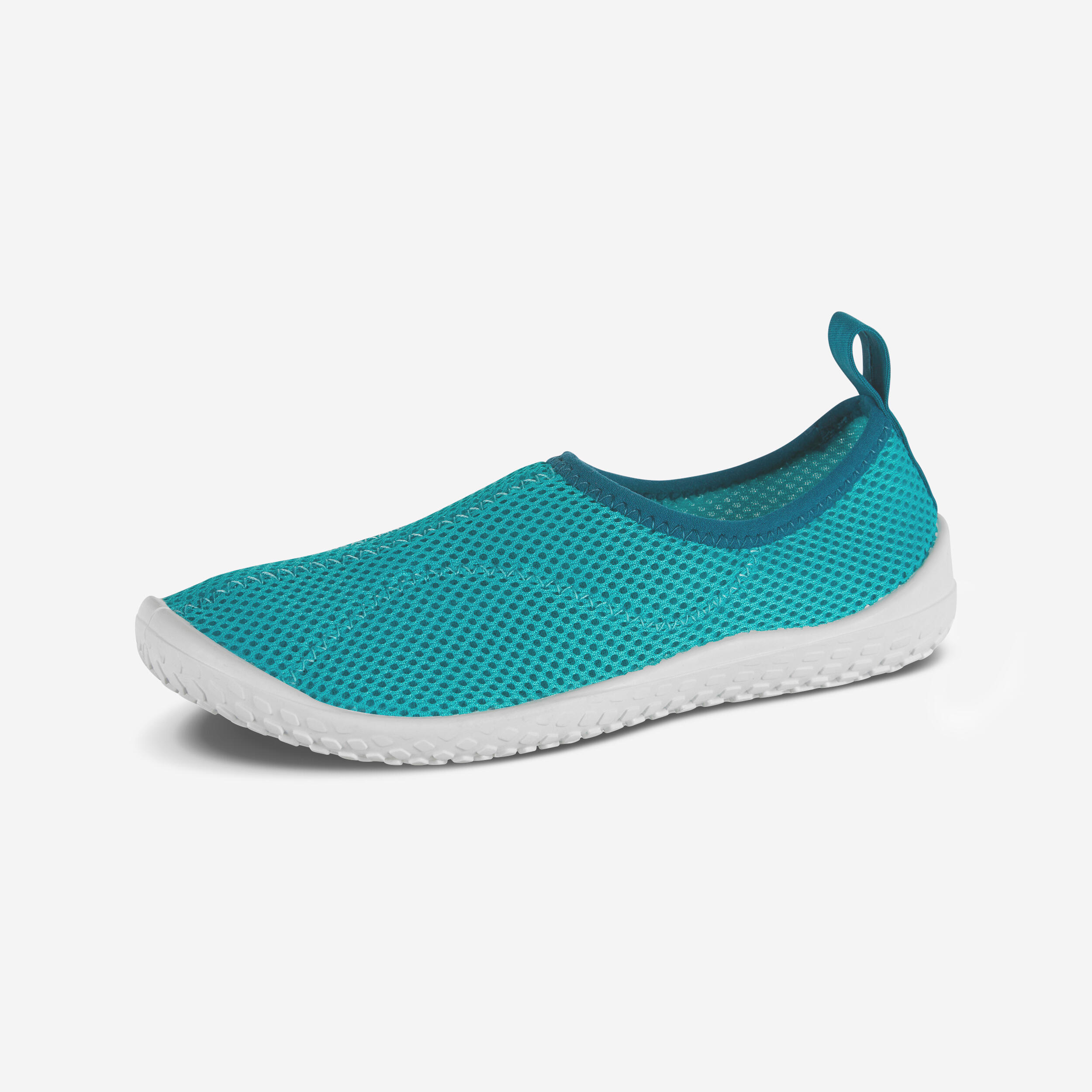 SUBEA Detská obuv do vody Aquashoes 100 tyrkysová modrá 272@34-35-SUBEA