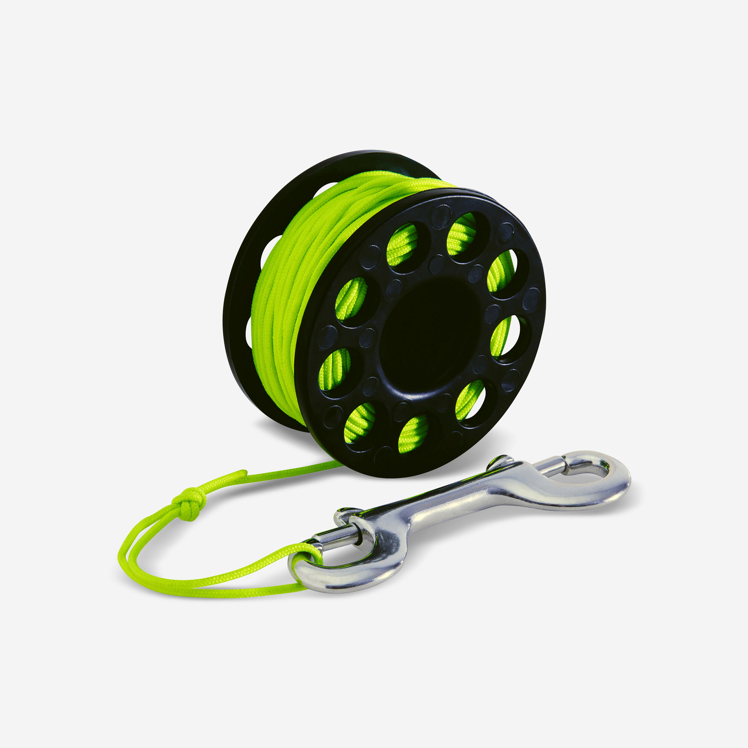 SUBEA Odvíjač Compact Spool s navíjačom na podmorské potápanie SCD 20 m čierna-SUBEA