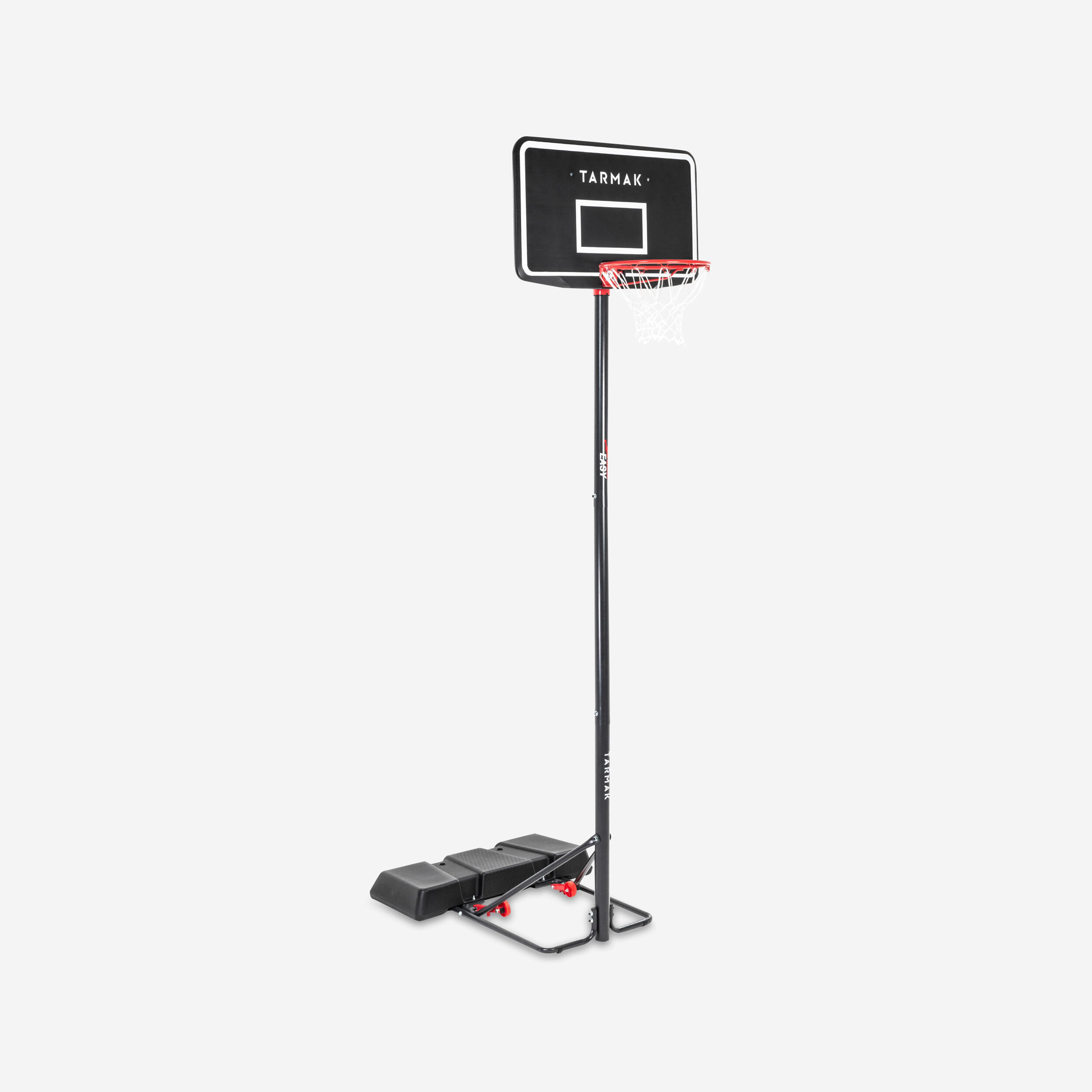 TARMAK Basketbalový kôš na nastaviteľnom stojane 220-305 cm B100 Easy čierny-TARMAK
