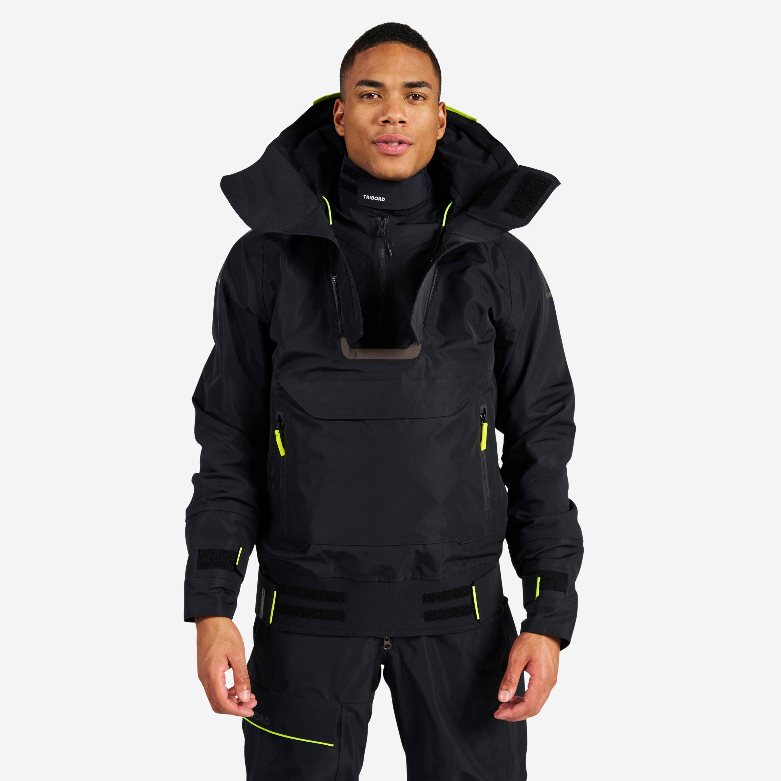 TRIBORD Jachtárska bunda Offshore 900 unisex čierna 200@S-TRIBORD