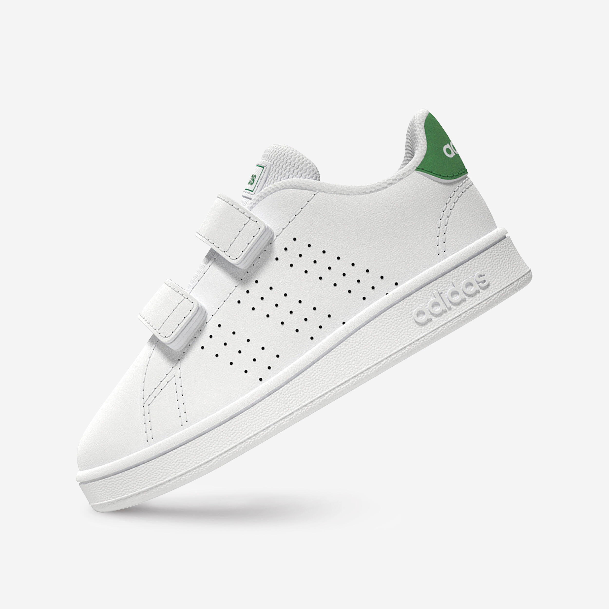 ADIDAS DETSKÁ OBUV ADVANTAGE BIELO-ZELENÁ biela 274@24-ADIDAS