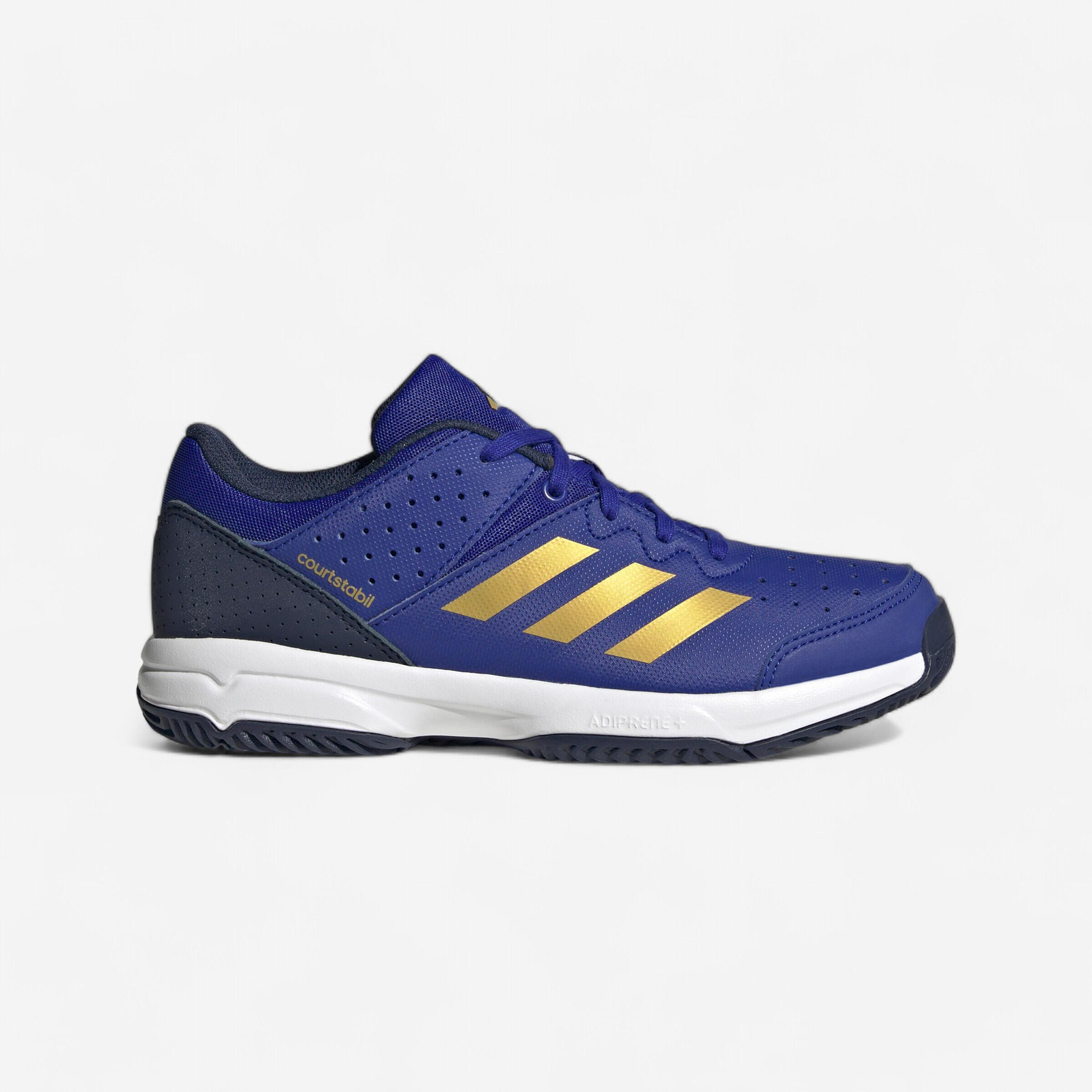 ADIDAS Detská obuv na bedminton Court Stabil 274@35-ADIDAS