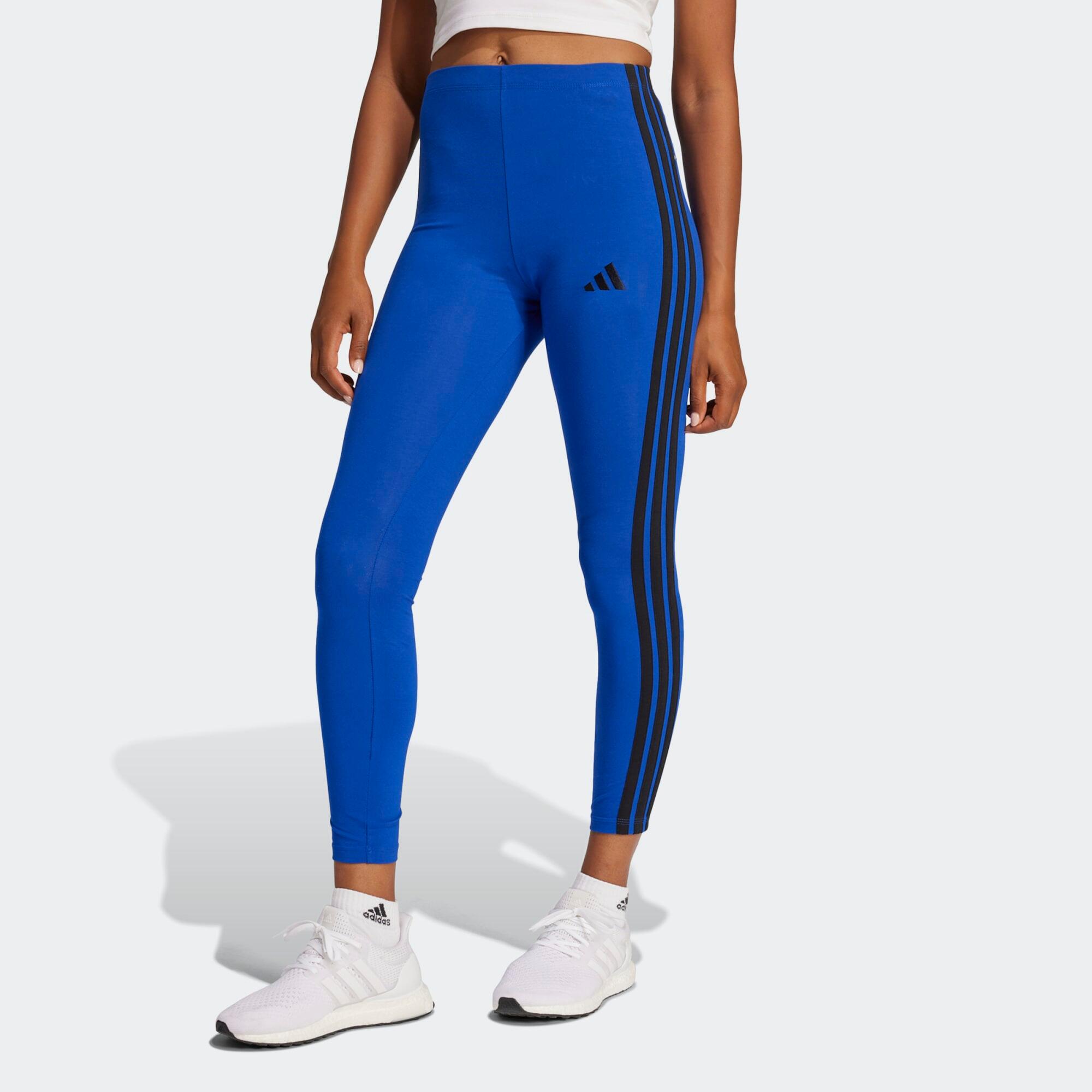 ADIDAS Legging de fitness en coton -femme - bleu royal 343@XL-ADIDAS