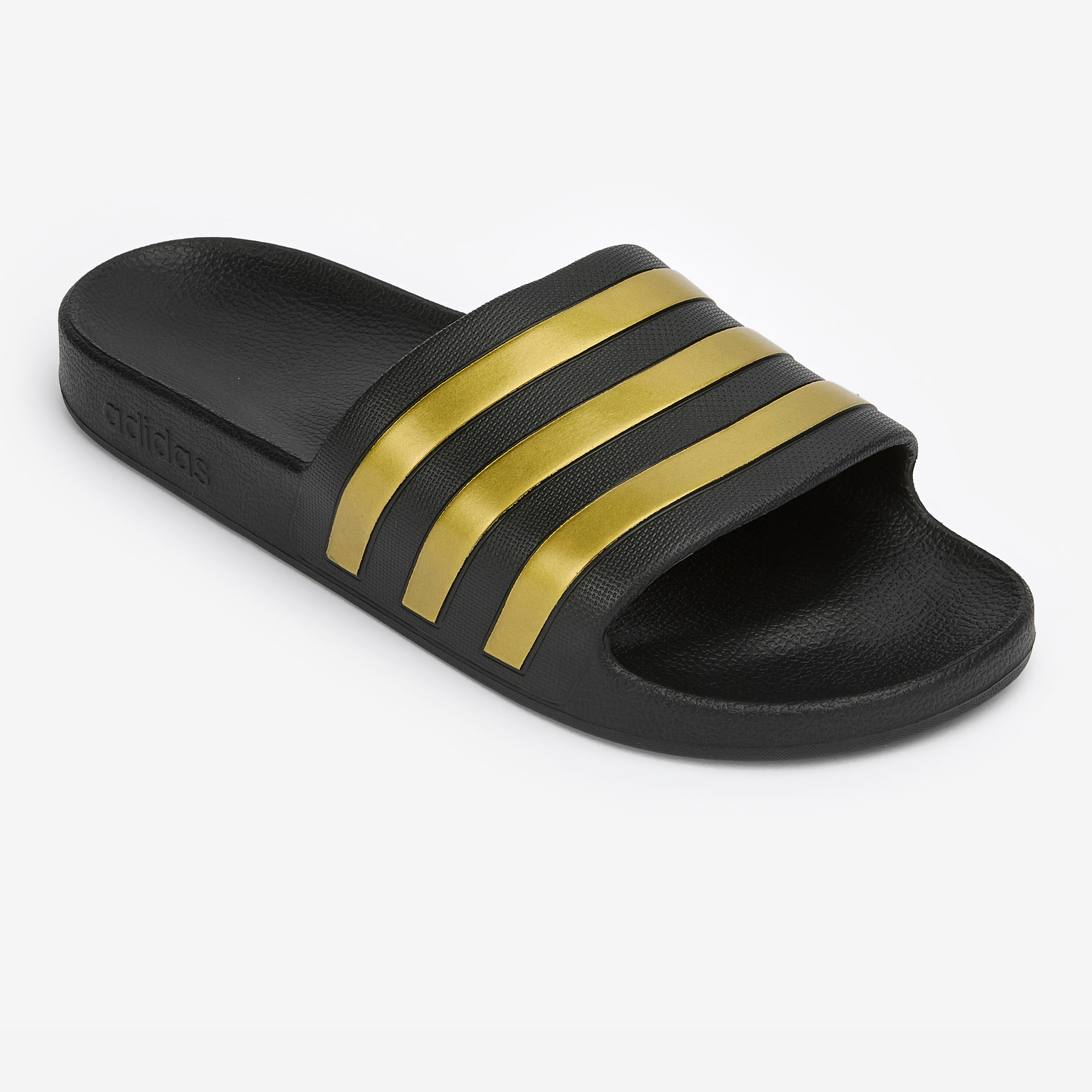 ADIDAS Plavecké šľapky Adilette Aqua čierno-zlaté čierna 272@4043-ADIDAS