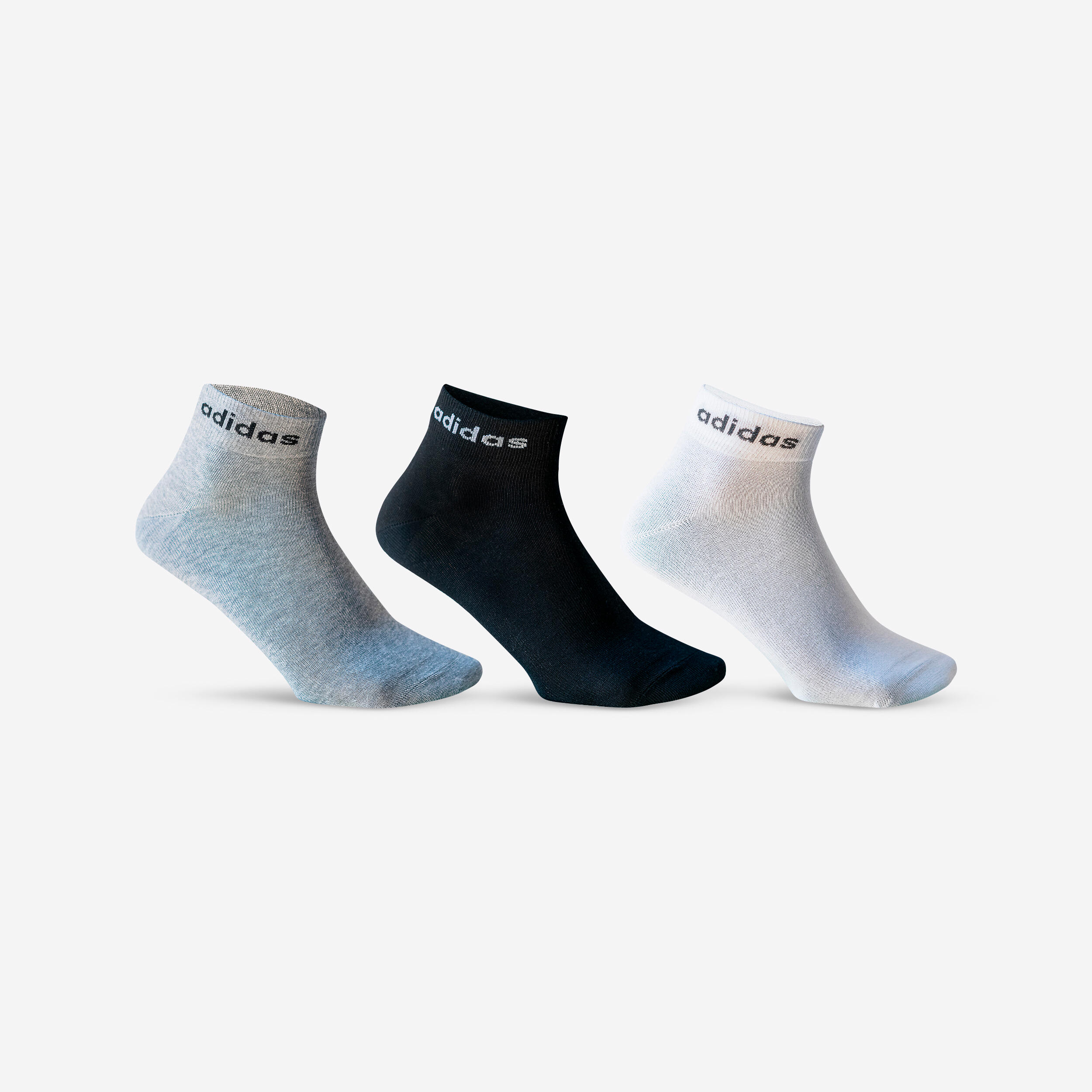 ADIDAS Športové ponožky stredne vysoké 3 páry čierne