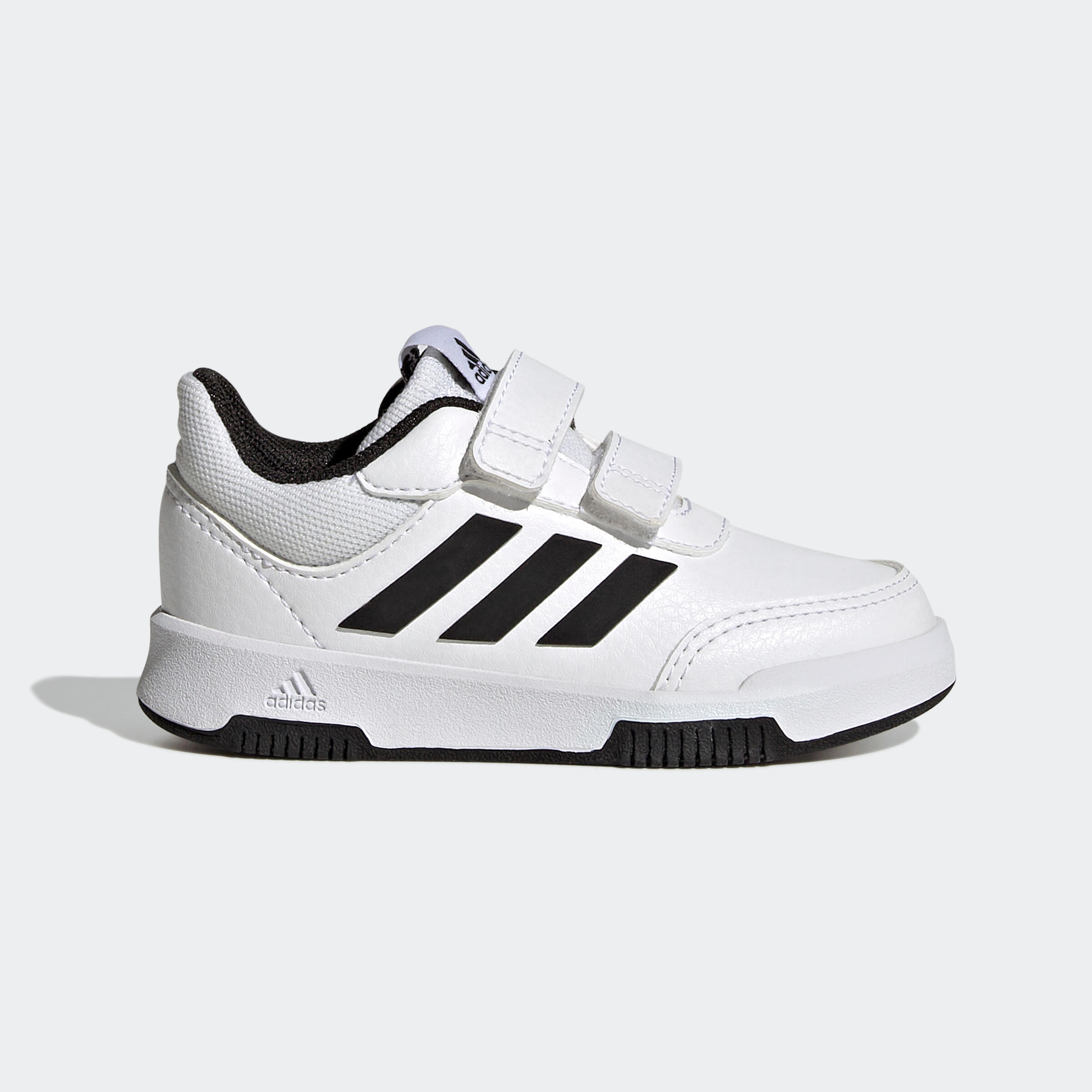 ADIDAS Tensaur detské tenisky so suchým zipsom čierno-biele 274@24-ADIDAS
