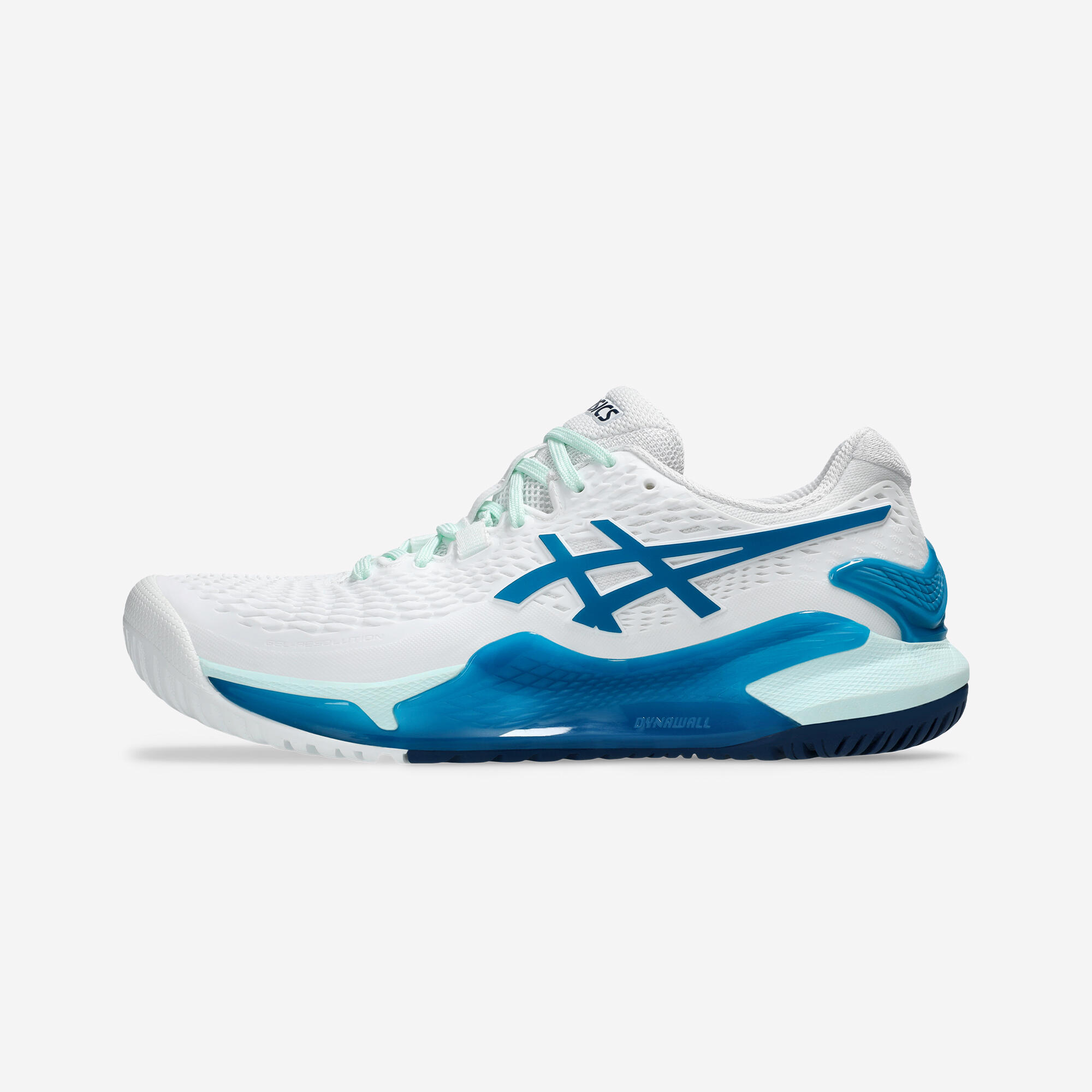 ASICS Dámska tenisová obuv Gel Resolution 9 na rôzne povrchy bielo-modrá 1084@39-ASICS