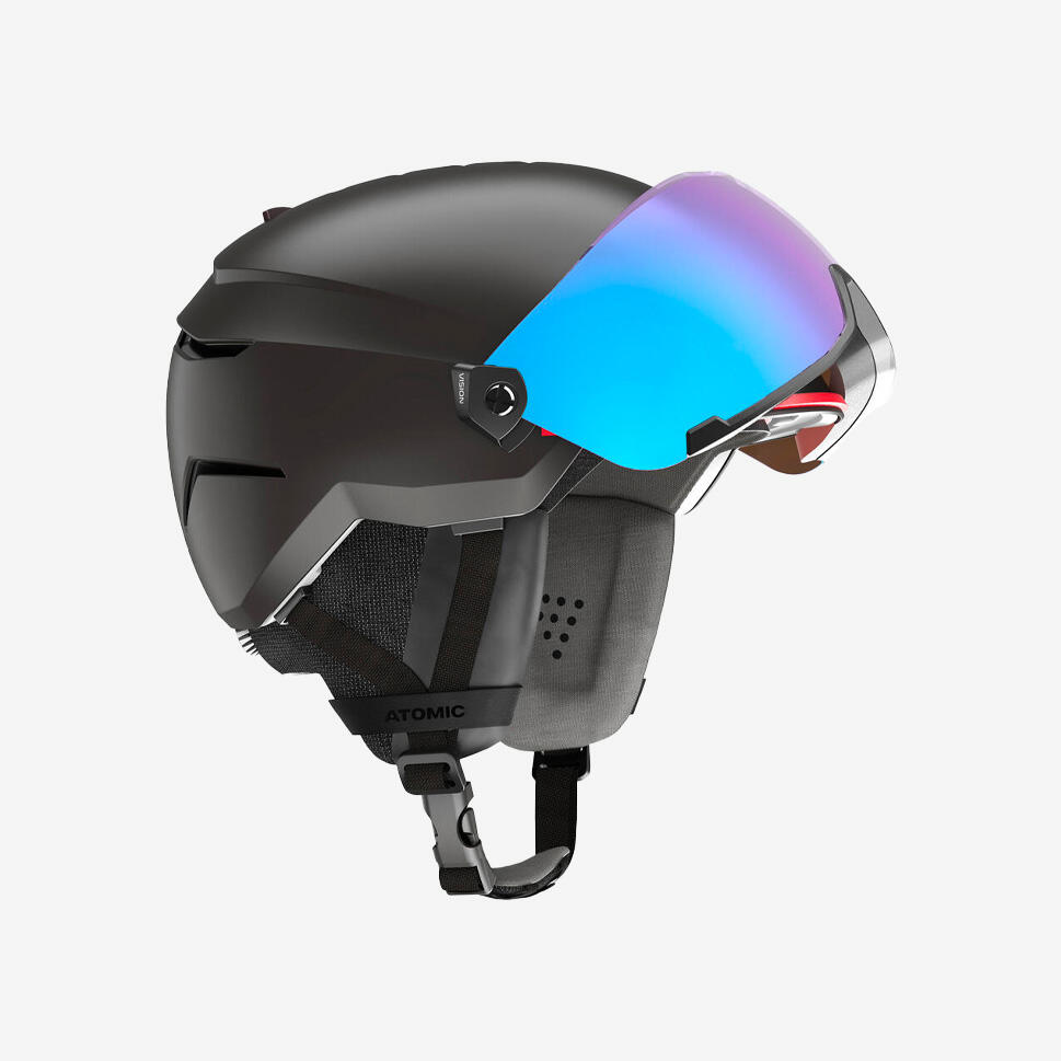 ATOMIC Lyžiarska prilba s priezorom Vasor Visor čierna 296@59-61 cm-ATOMIC