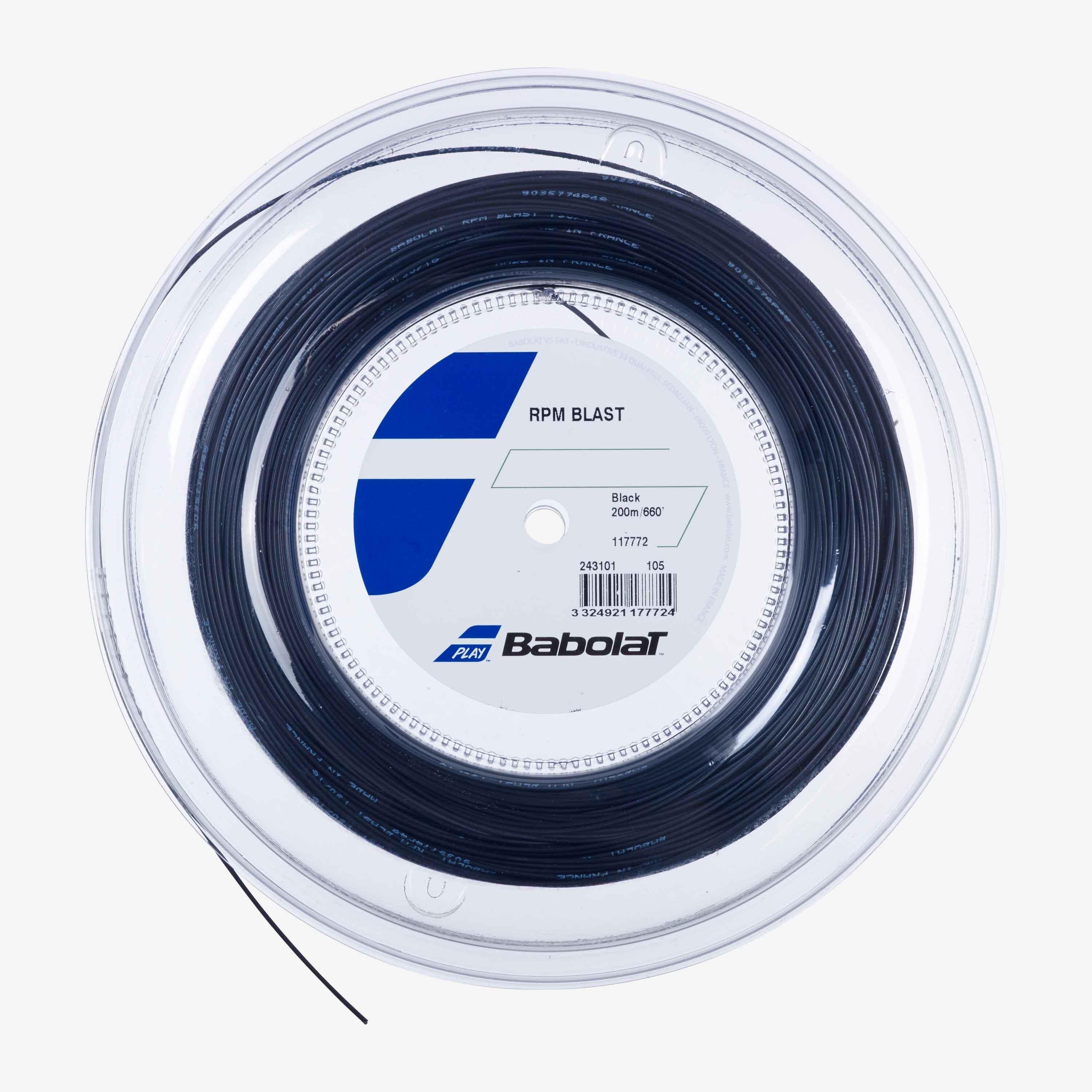 BABOLAT Tenisový výplet z monovlákna RPM Blast 200 m čierna 254@UNI-BABOLAT