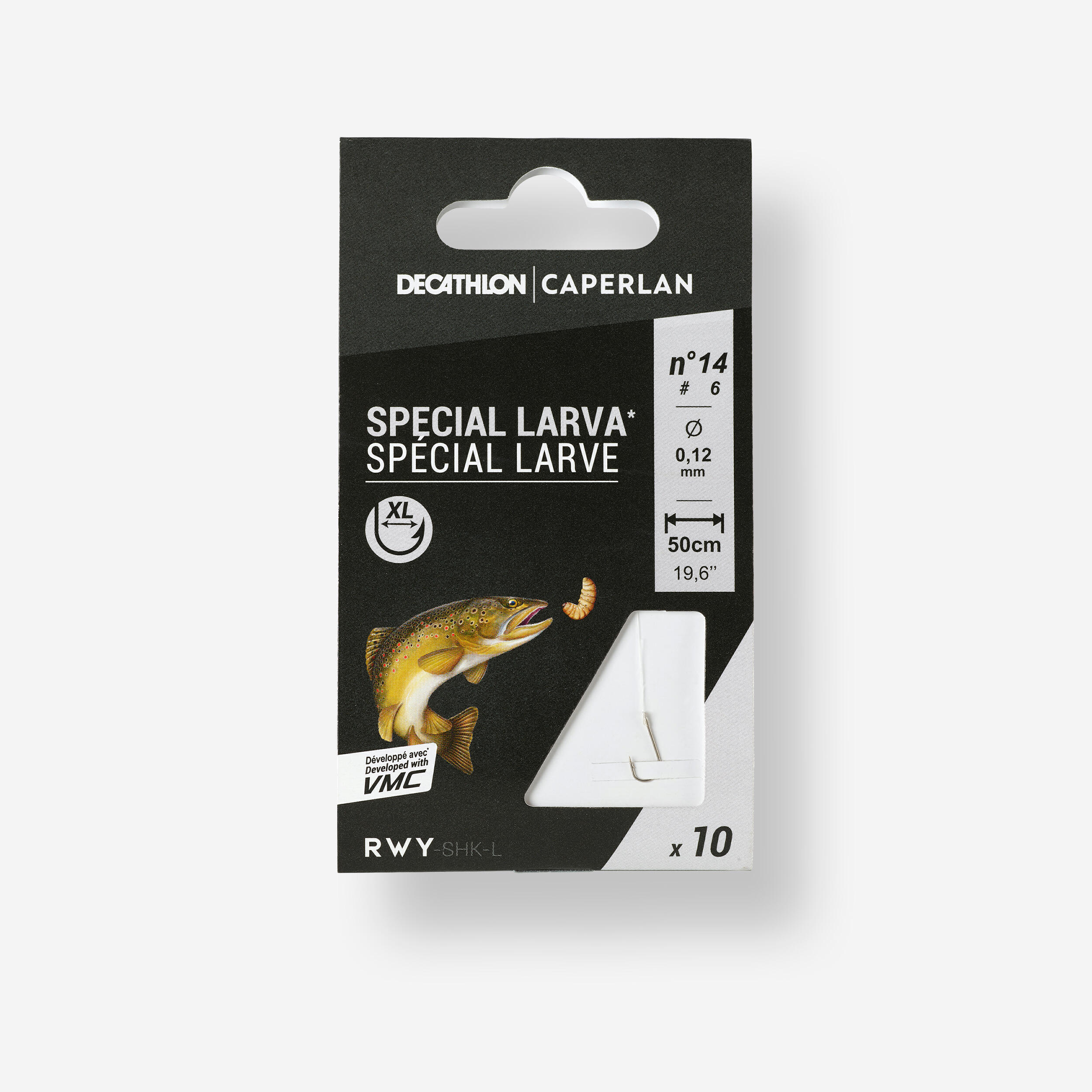 CAPERLAN Háčiky SN Hook Larva na lov pstruhov 161@10-CAPERLAN