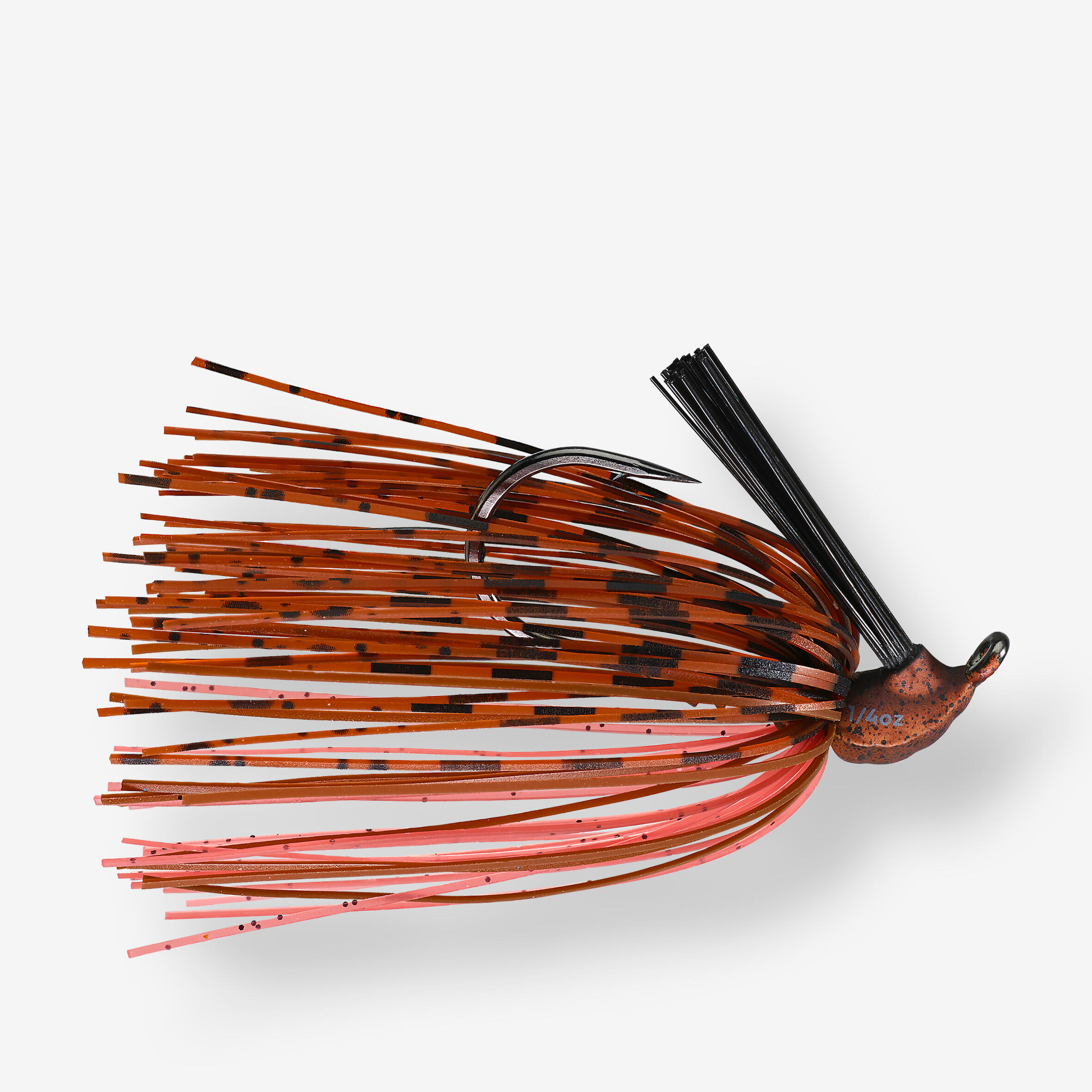 CAPERLAN Prívlačová nástraha Black bass Rubber jig tungsten Natural craw hnedá 1532@10