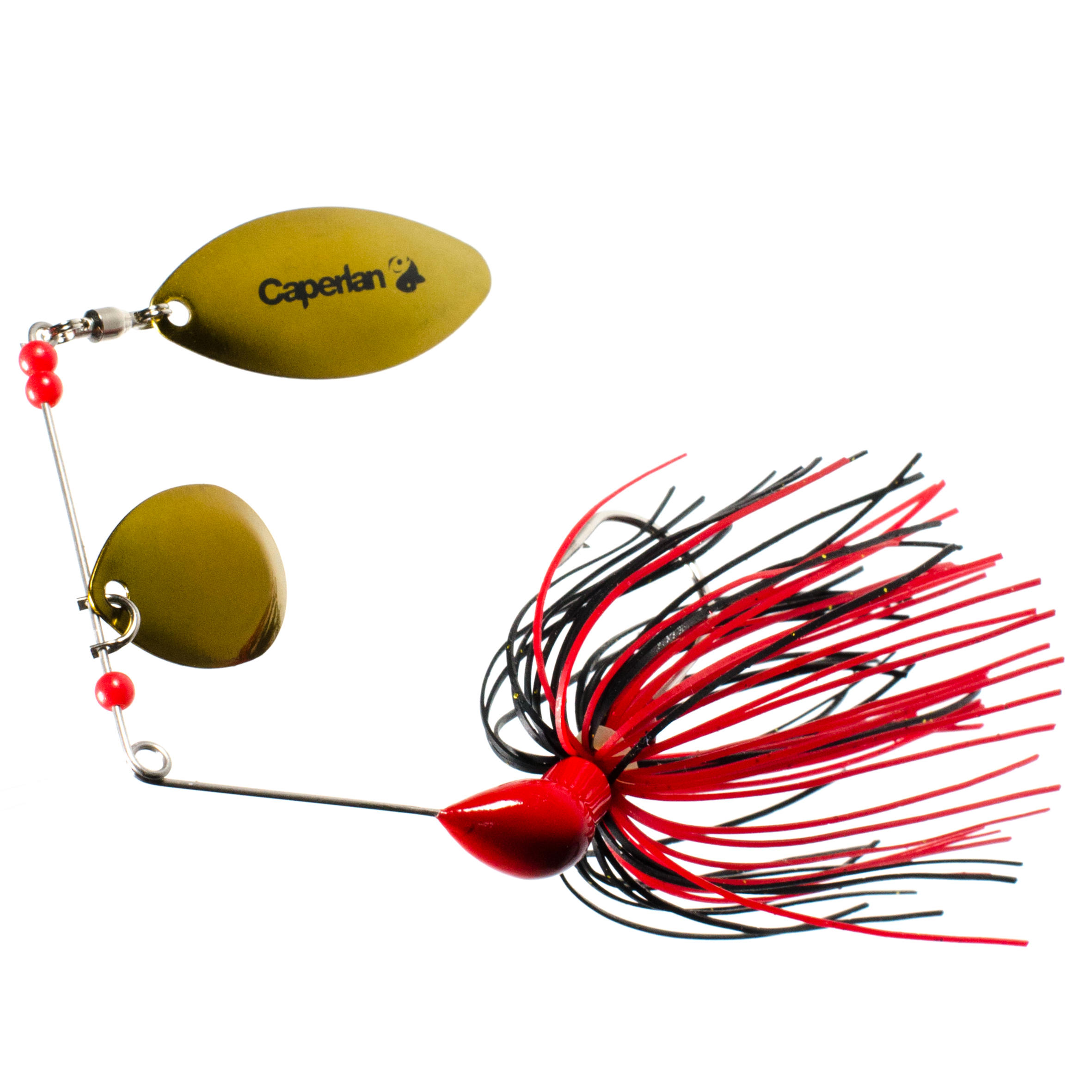 CAPERLAN Spinnerbait Buckhan na lov na umelé nástrahy 16 g červeno-čierny 254@UNI-CAPERLAN